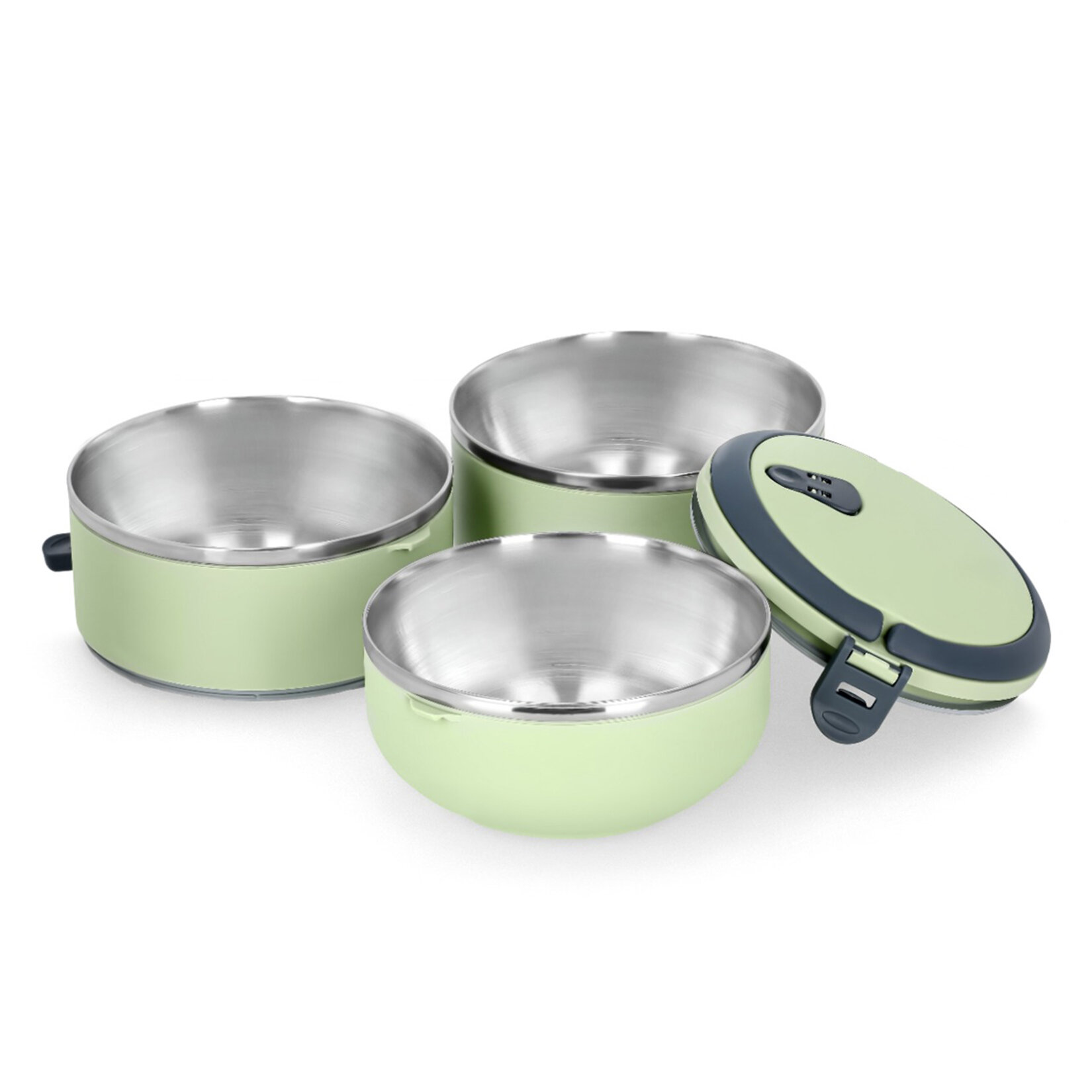 Penguen Sızdırmaz Çelik Sefer Tası 2'li - Görsel 3