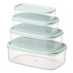 Leva House Saklama Kabı 4'lü Set (250 Ml, 500 Ml, 750 Ml, 1200 Ml) - Görsel 1
