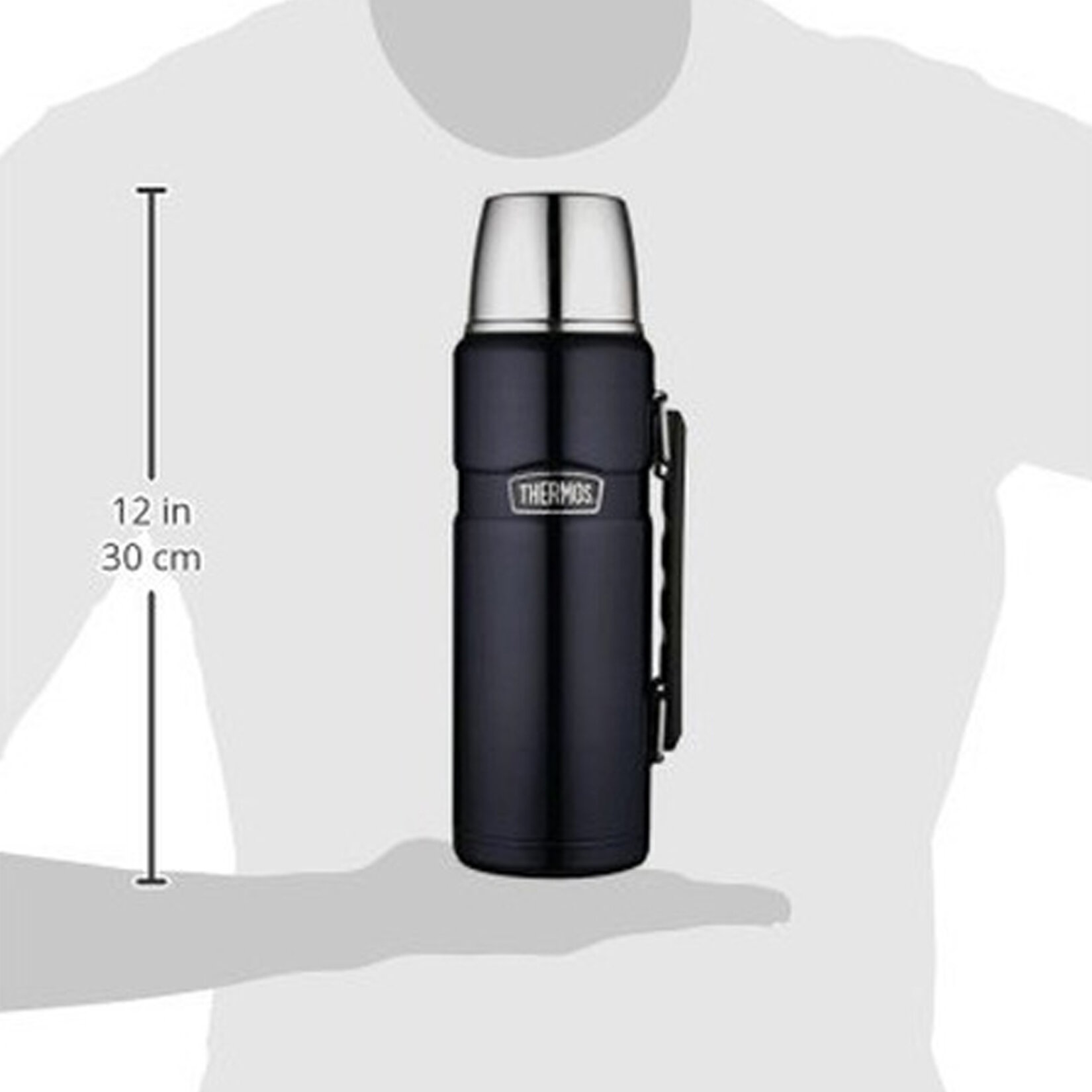 Thermos SK2010 Stainless Midnight Blue King 1.2 L - Görsel 5