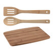 Koopman Ahşap Kaşıklı Kesim Panosu Seti - Görsel 2