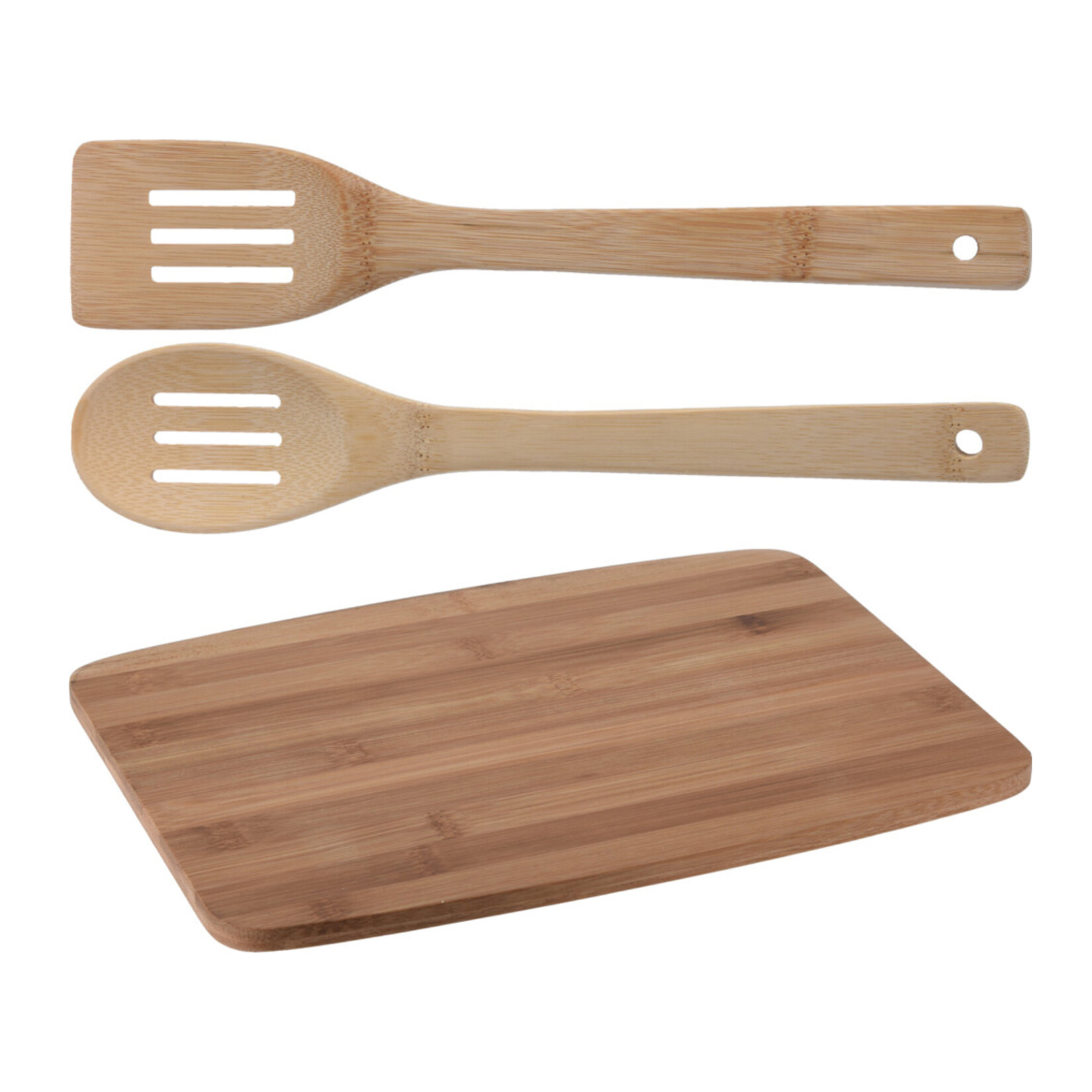 Koopman Ahşap Kaşıklı Kesim Panosu Seti - Görsel 2