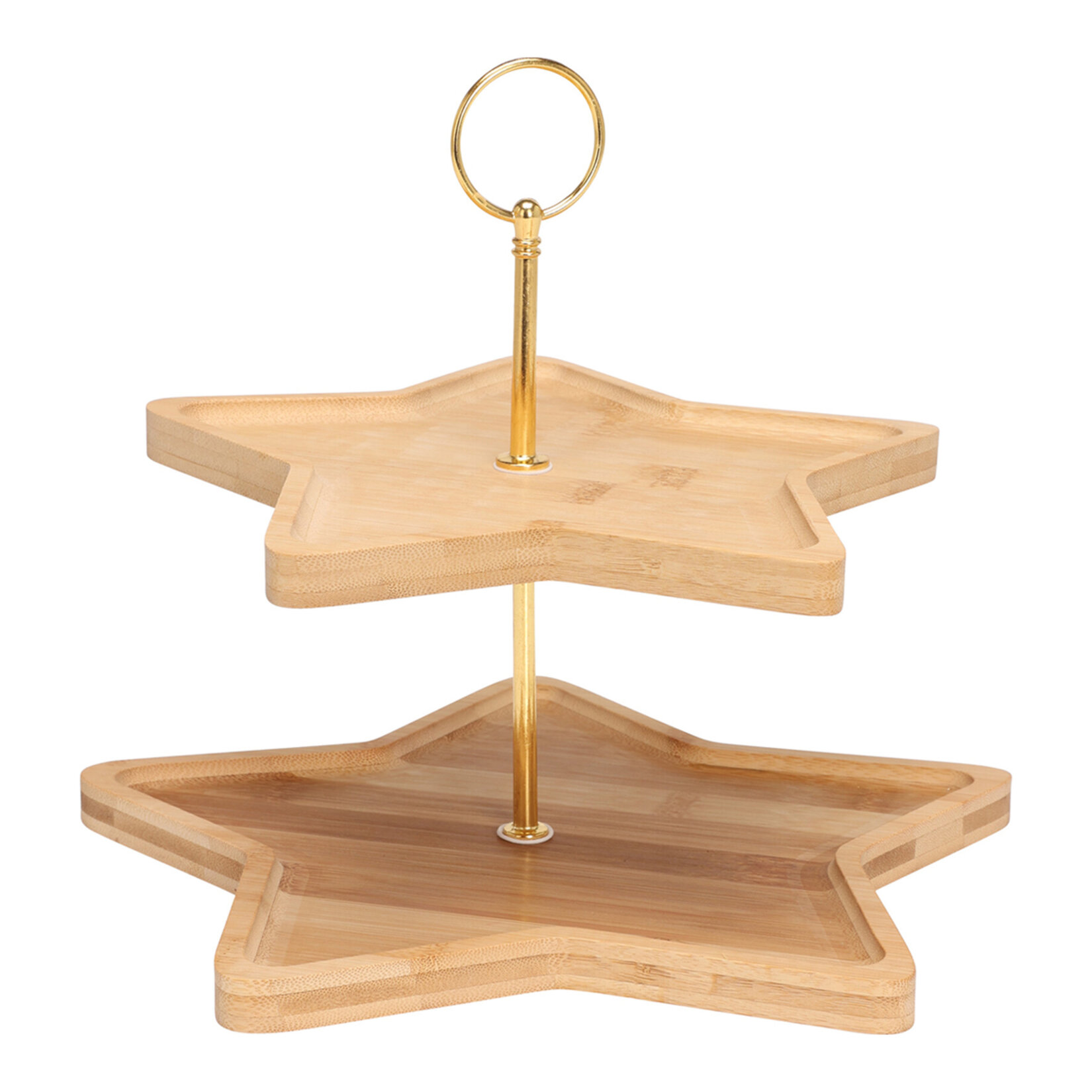 Koopman 2 Katlı Yıldız Sunum Tabağı 28 x 28 x 2,5 Cm