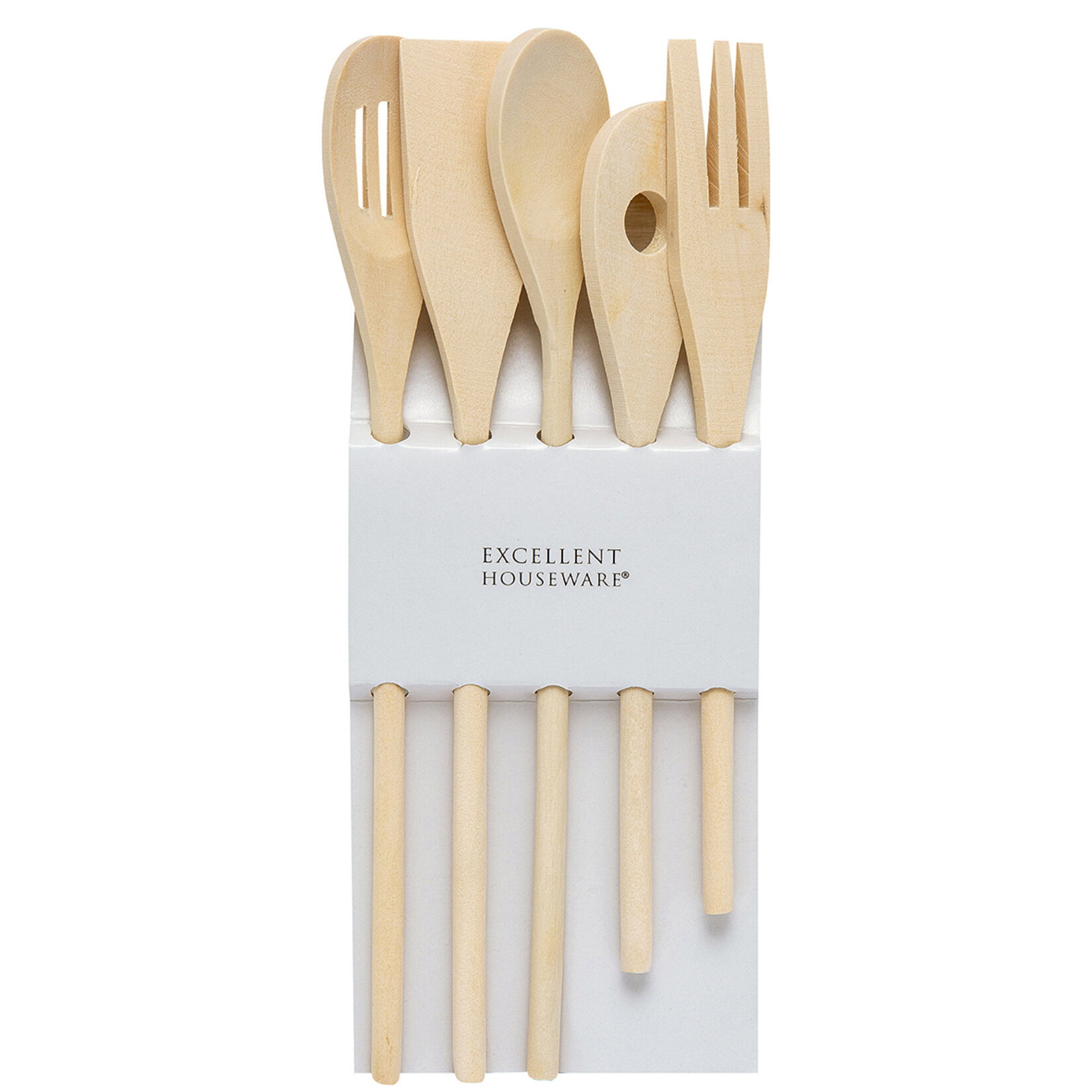 Koopman 5 Parça Ahşap Kaşık Seti