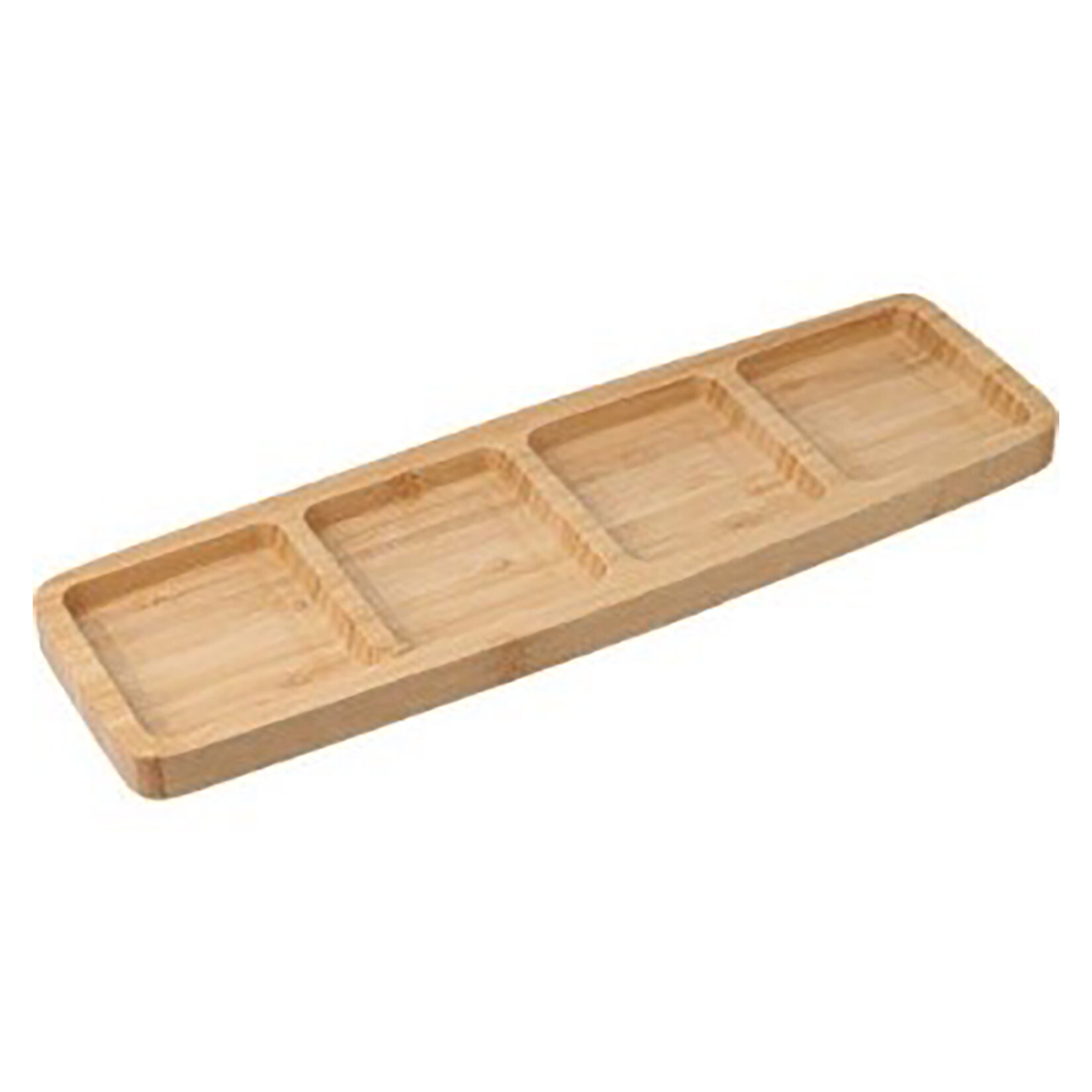 Koopman 4 Hazneli Ahşap Tabak 330 x 100 x 18 Mm