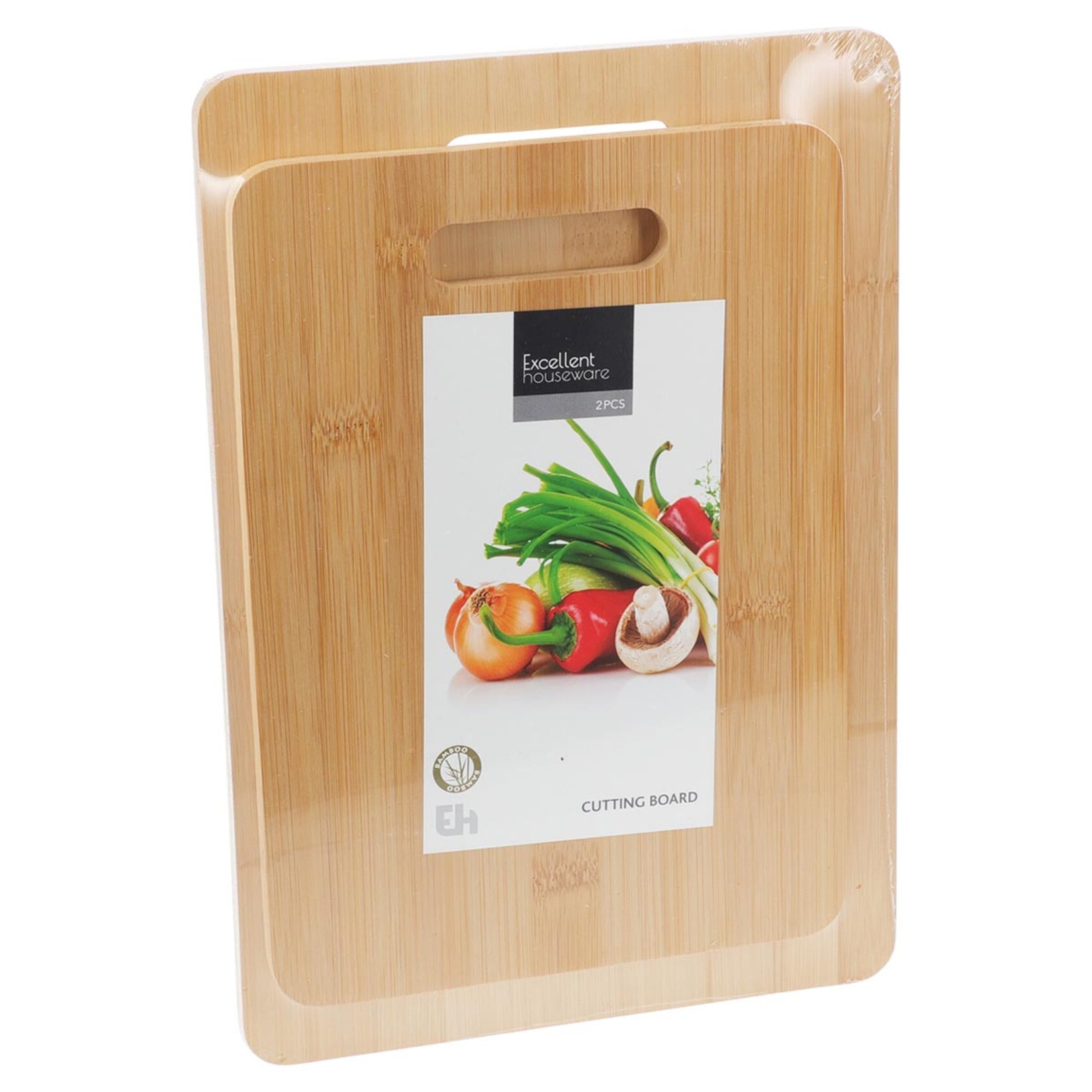 Excellent Houseware Bambu Kesme Tahtası 2'li
