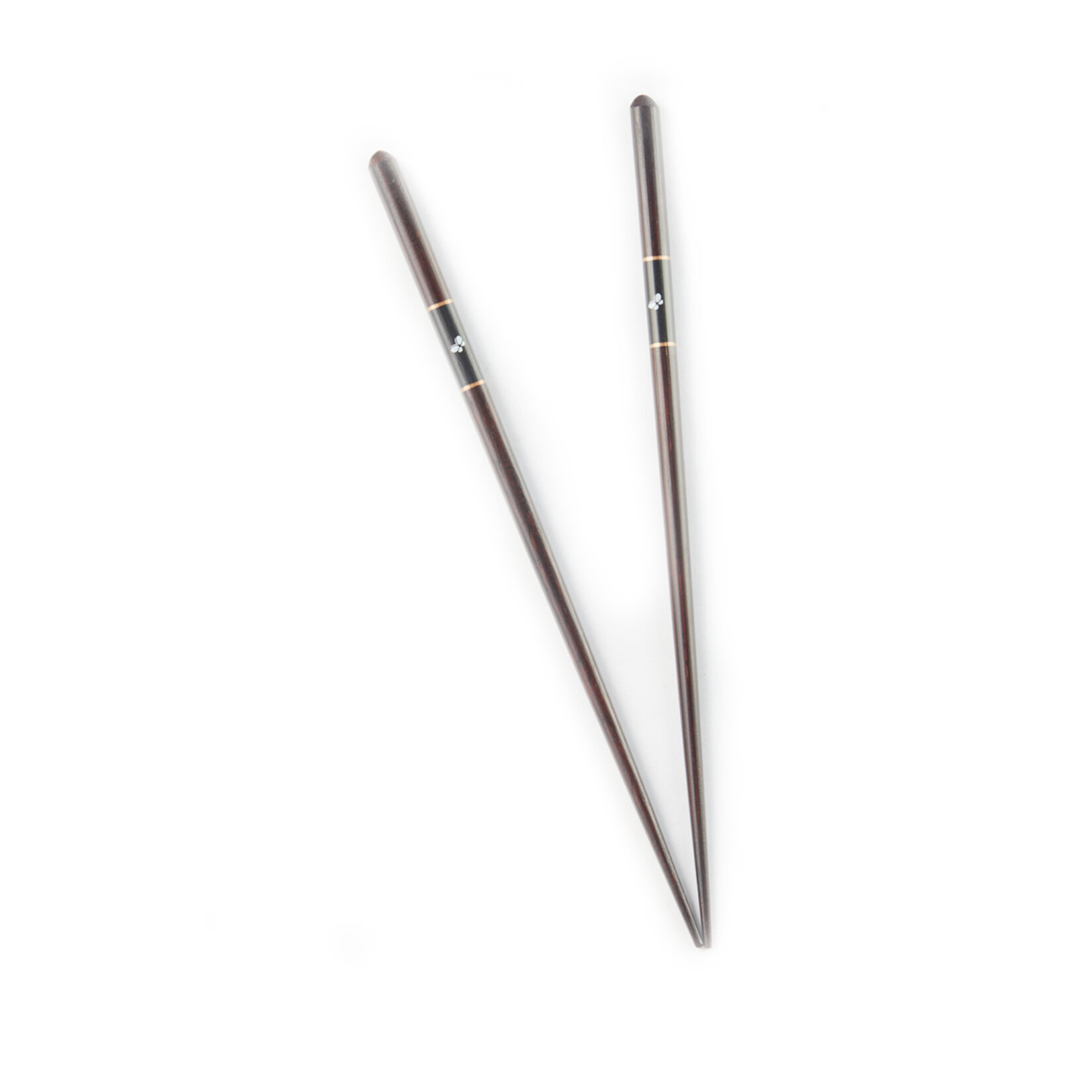 Gaishi Chopstick Çin Çubuğu Kahverengi-Siyah 24 Cm