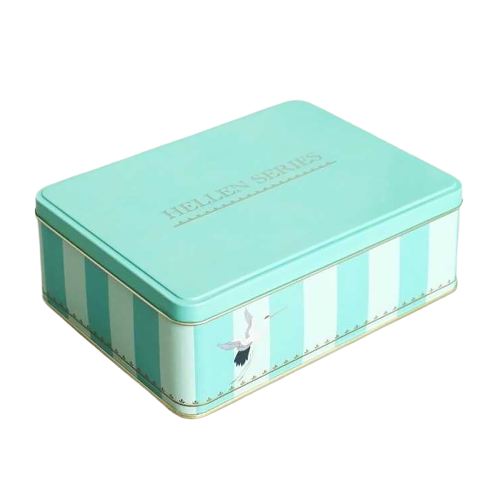 Sarkap Home Helen Metal Dikdörtgen Kutu 16,5x21,7x7 Cm