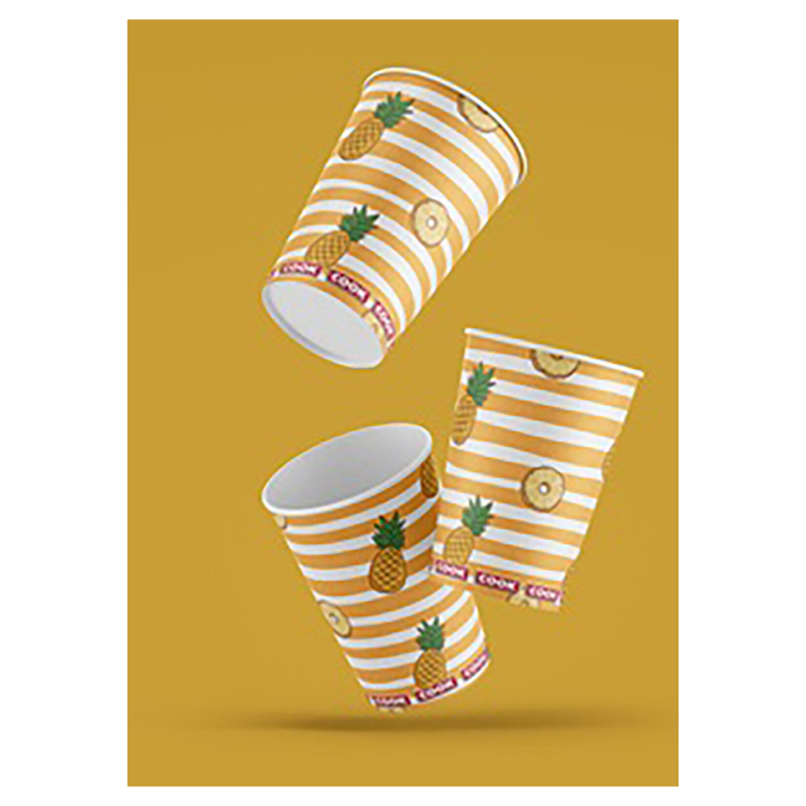 Cook Kağıt Bardak 7 Oz Yaz Desenli 10'lu - Görsel 4