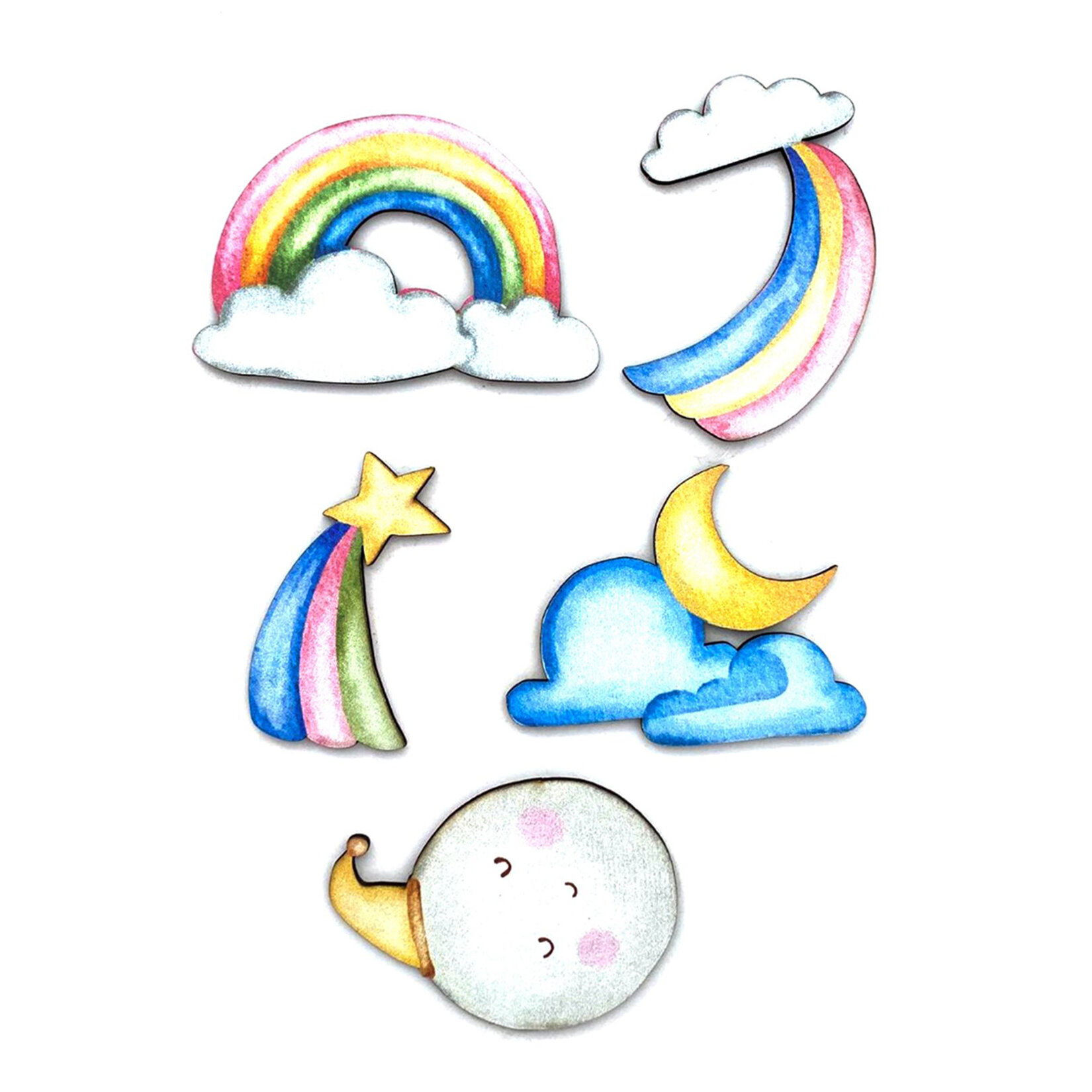 Mistique Home Mdf Dekoratif Yapışkanlı Duvar Süsü - Görsel 1