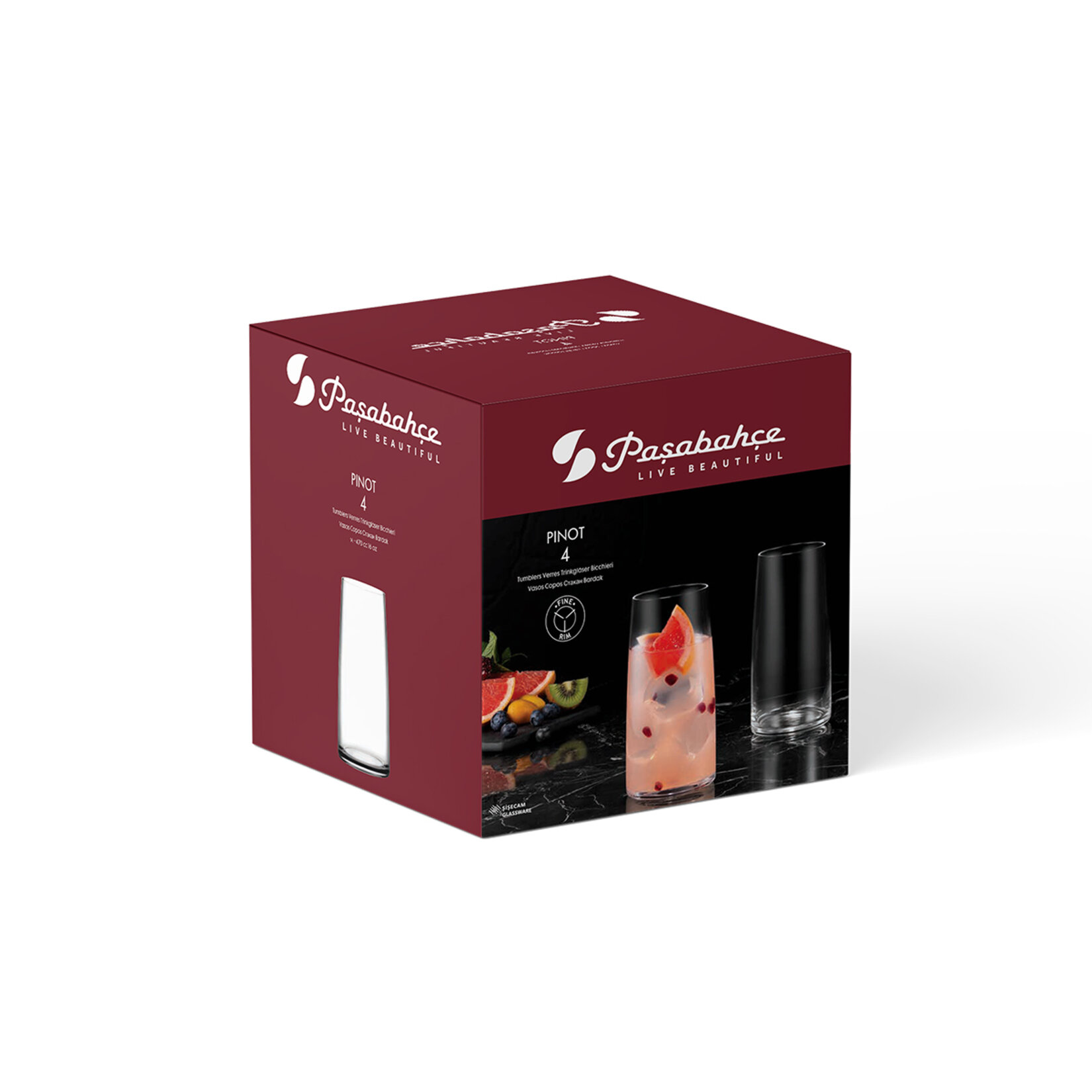 Paşabahçe Pinot Meşrubat - Long Drink 4'lü 470 Cc