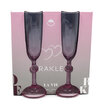 Rakle 2'li Pembe Şampanya Kadehi - Görsel 2