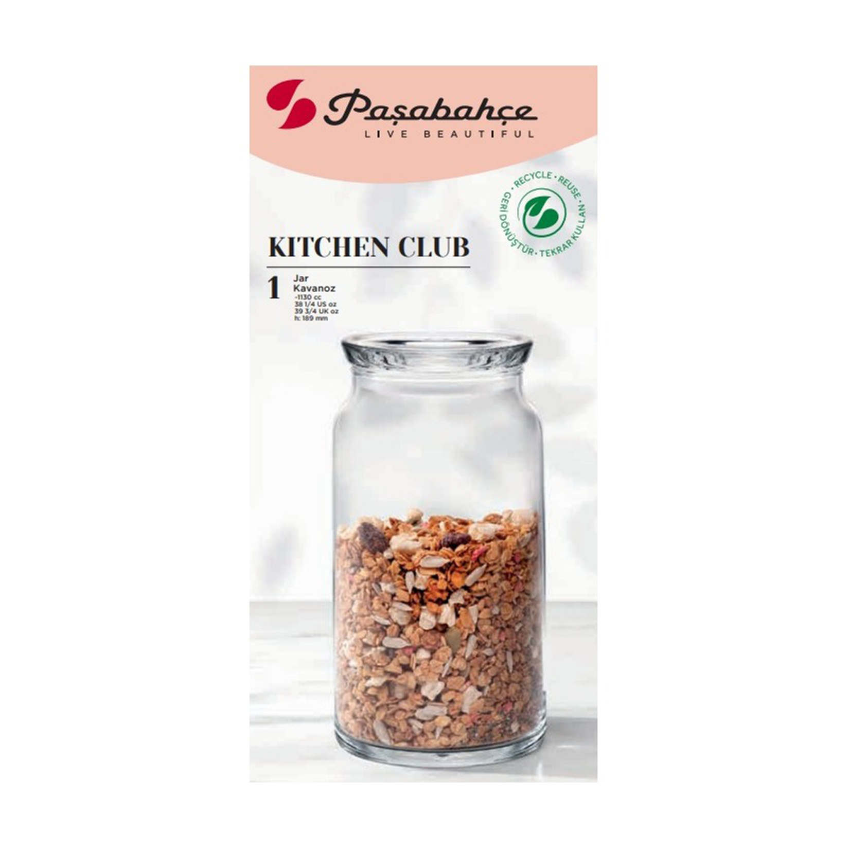 Paşabahçe Kitchen Club Kavanoz Takımı 1130 Cc