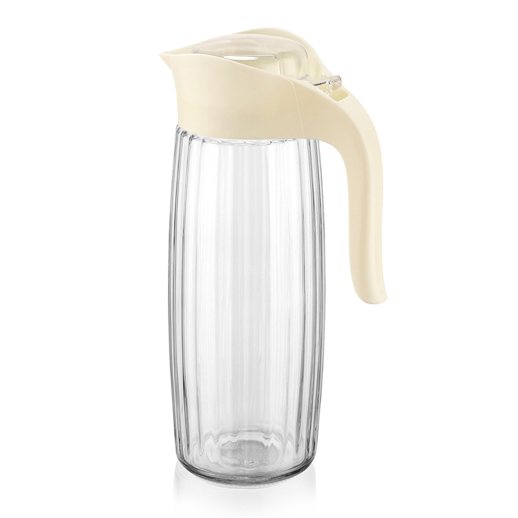 Qlux Amfora Çizgili Cam Sürahi 1.6 L - Görsel 2