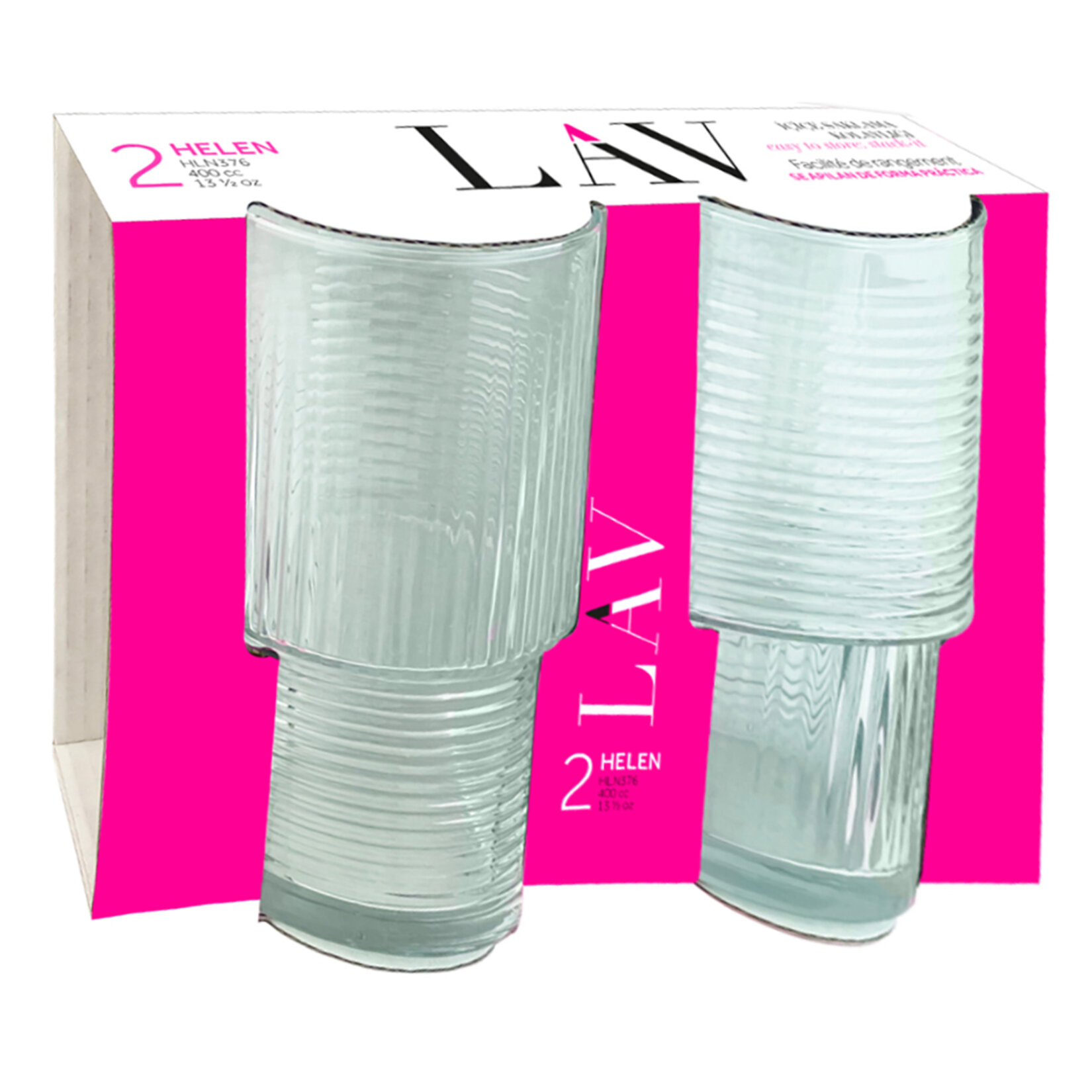 Lav Helen Meşrubat Bardağı 400Cc 2'li - Görsel 1