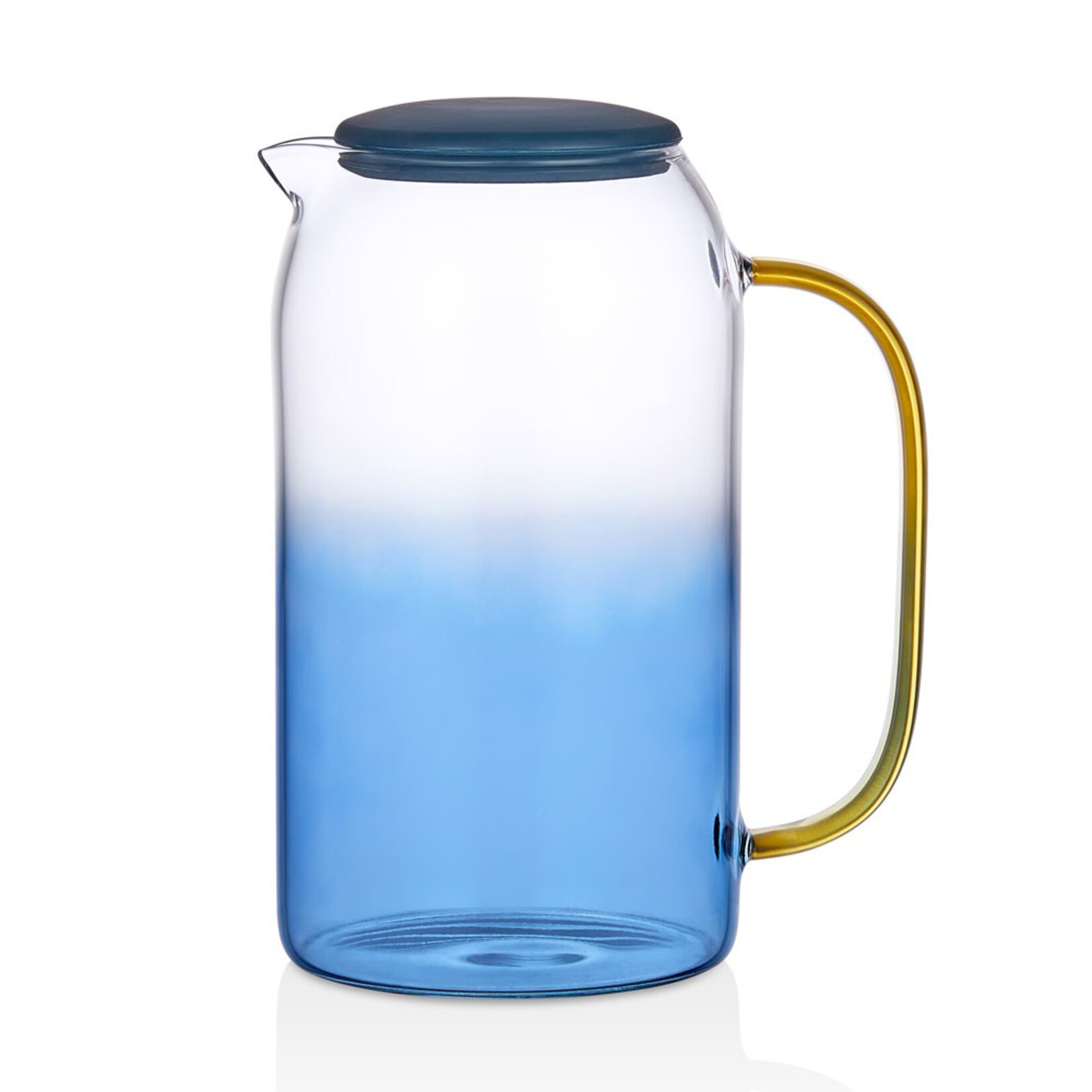 Ckc Cam Renkli Borosilikat Cam Sürahi 1.5 L