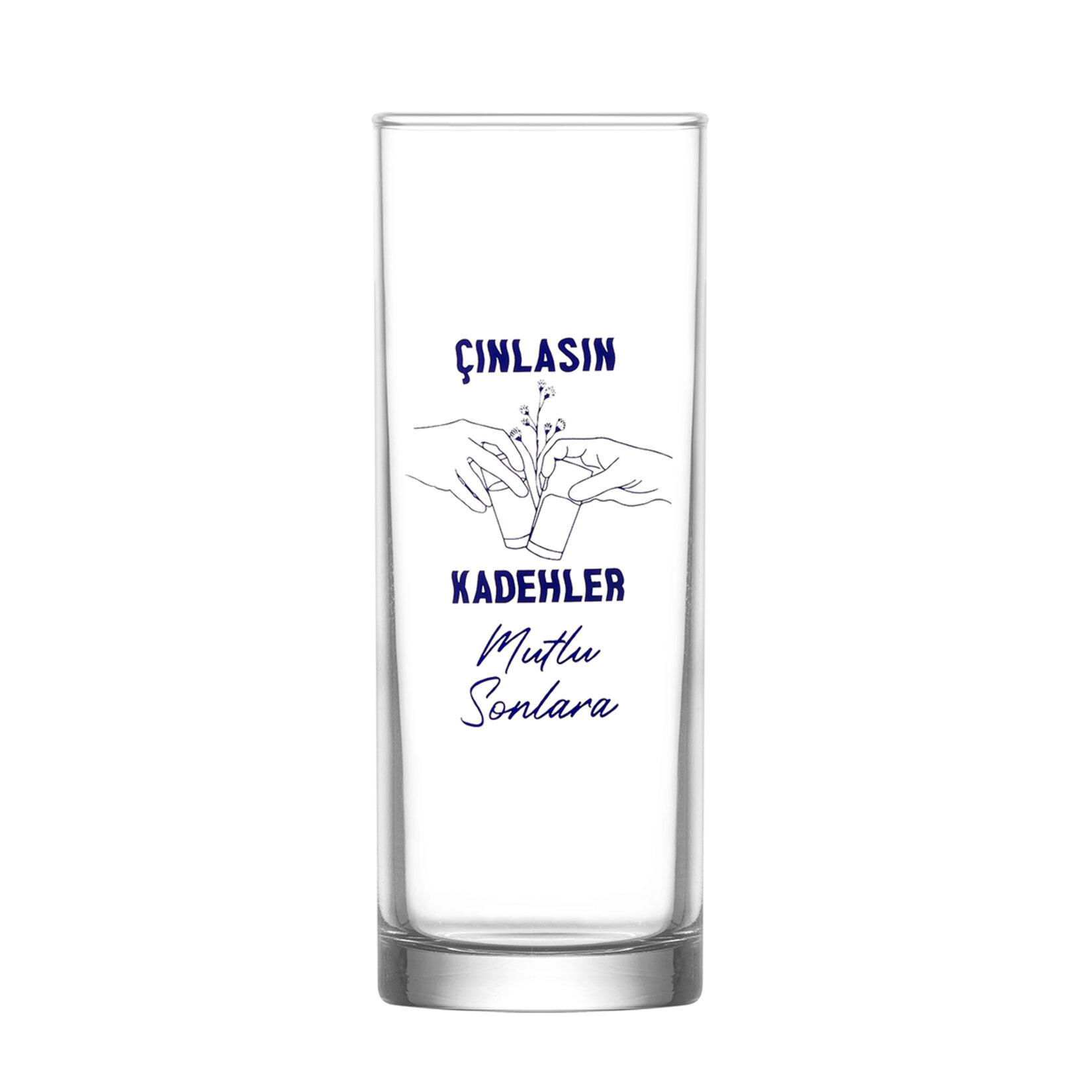Lav Yazılı Rakı Bardağı Tekli 200 Cc