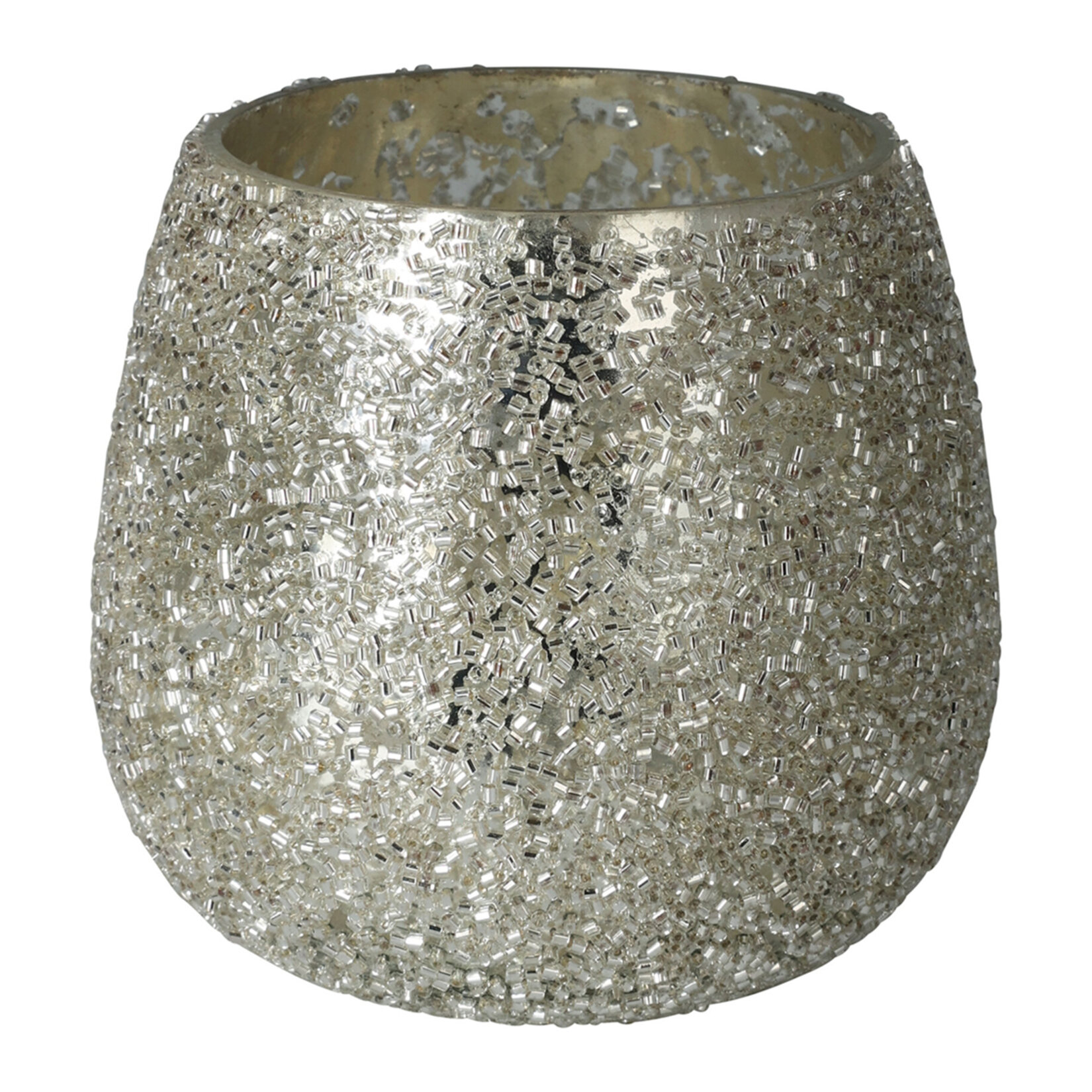 Koopman Krom Boncuklu Mumluk 8 x 7 cm