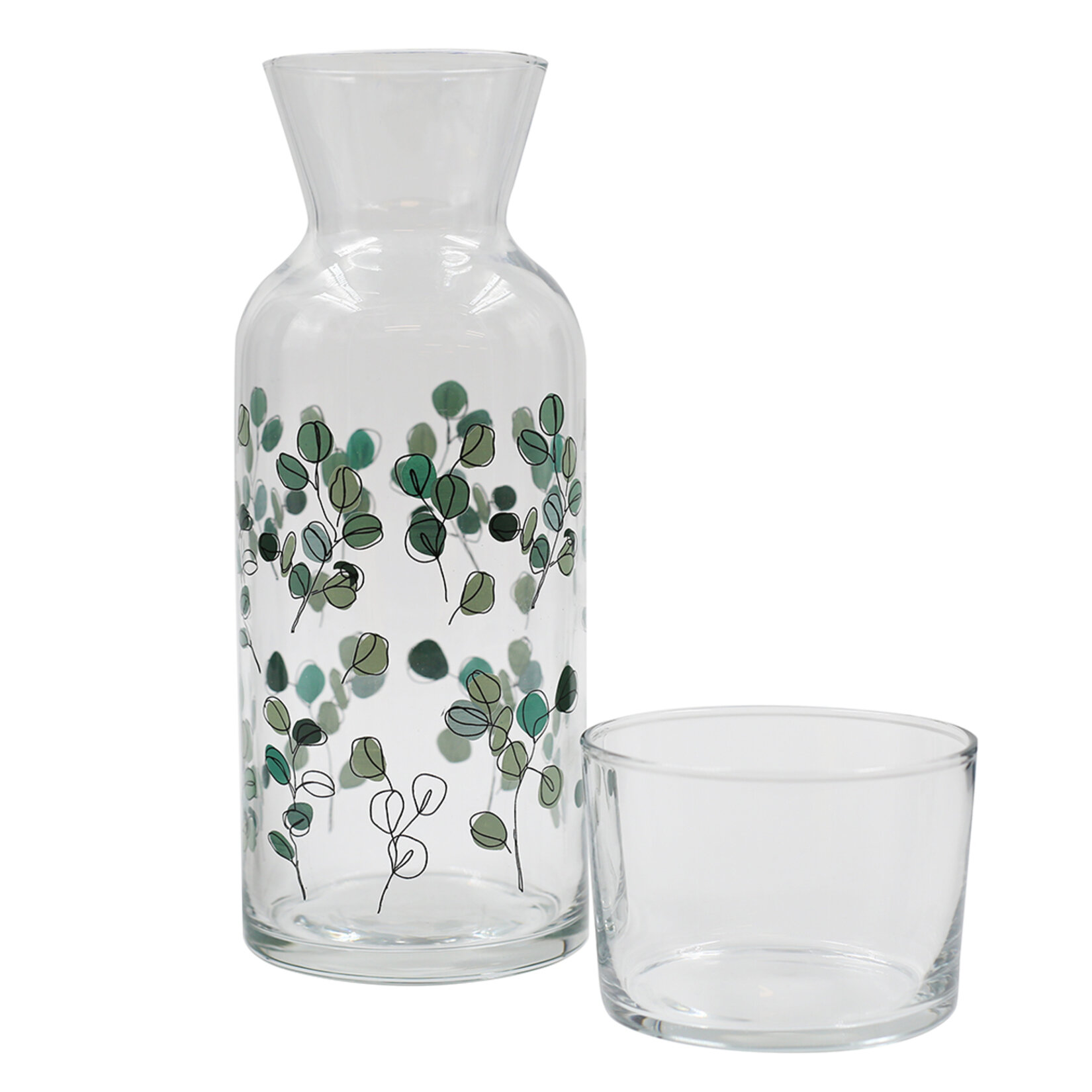 Rakle Çiçek Desenli Başucu Sürahisi - Görsel 2