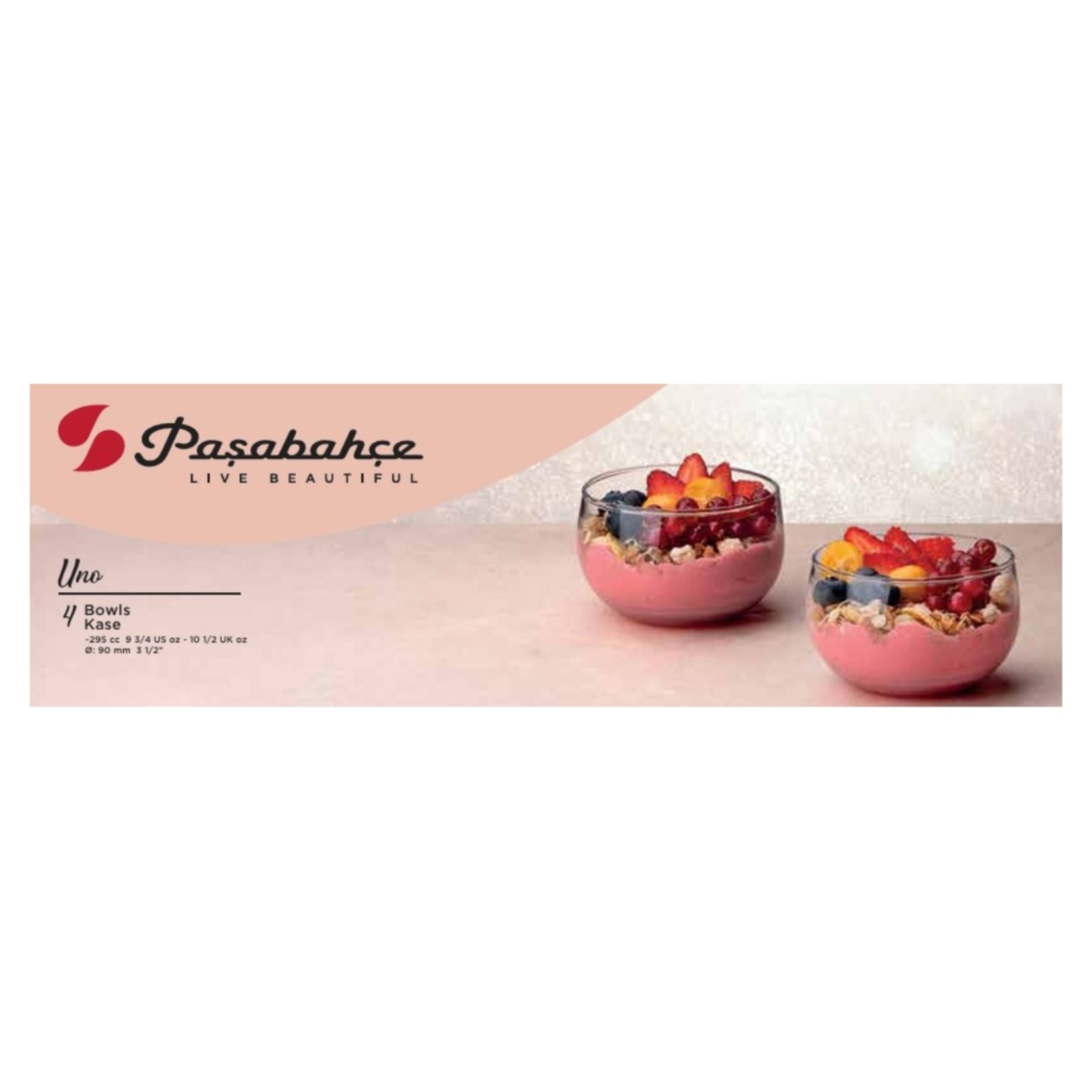 Paşabahçe Uno Kase 17 Cm 295 Cc 4'lü