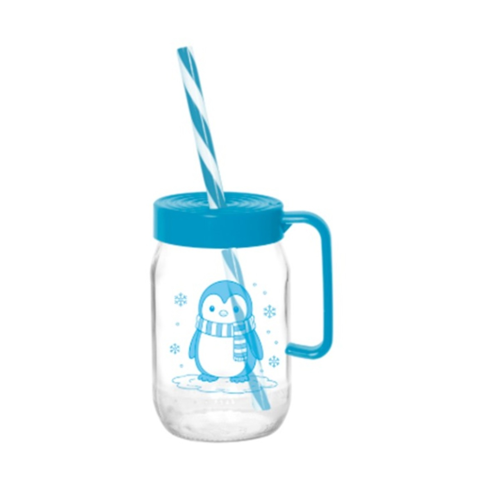Herevin Desenli Pipetli Kulplu Bardak 370 Ml - Görsel 3