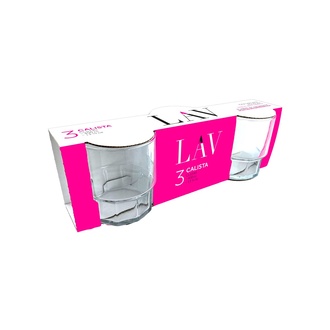 Lav Calista Meşrubat Bardağı 400 Cc 3'lü