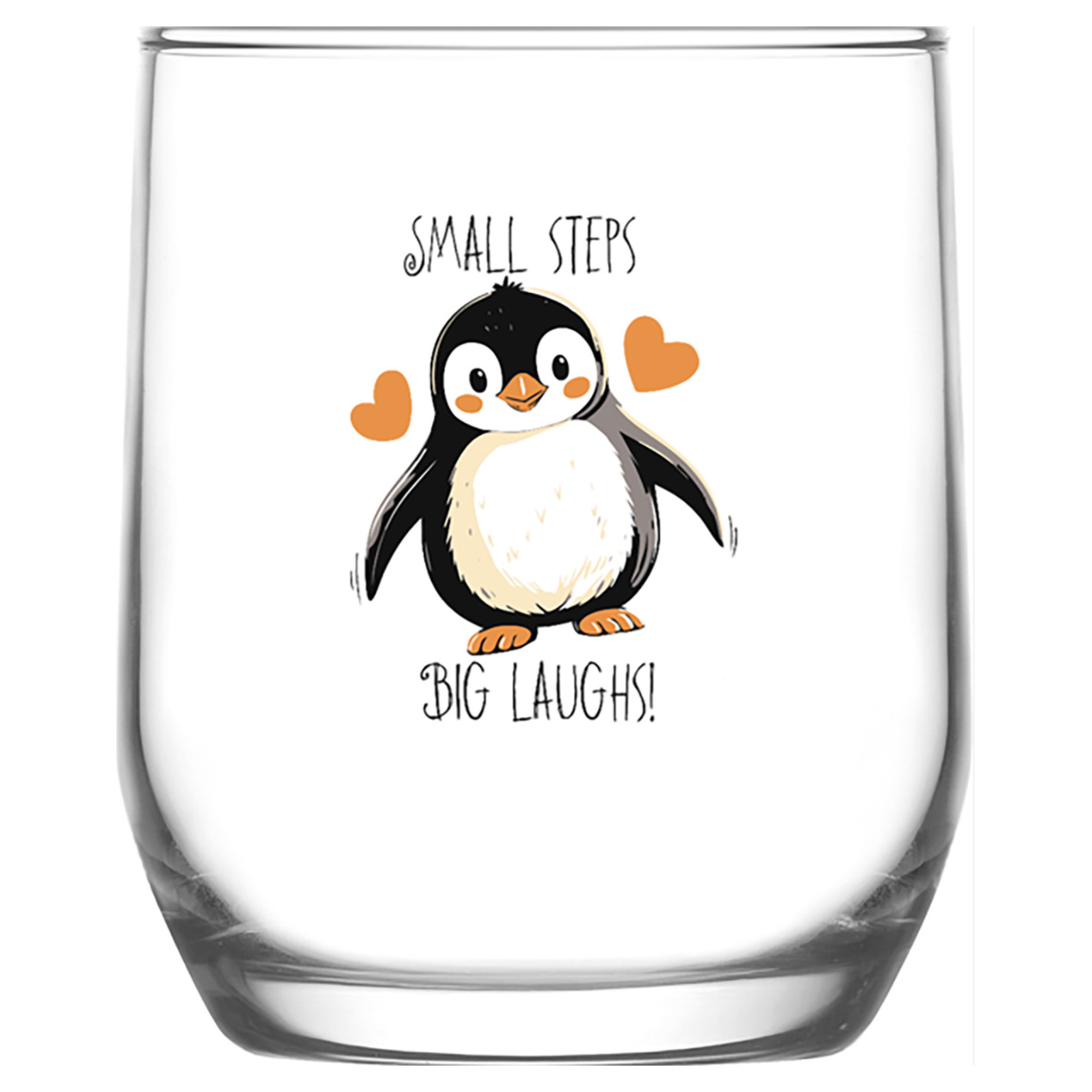 Lav Sude Penguen Desen Meşrubat Bardağı 315 Cc