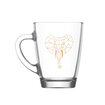 Lav Gold Fil Ve Geyik Desenli Kupa 250 Cc 2'li - Görsel 1