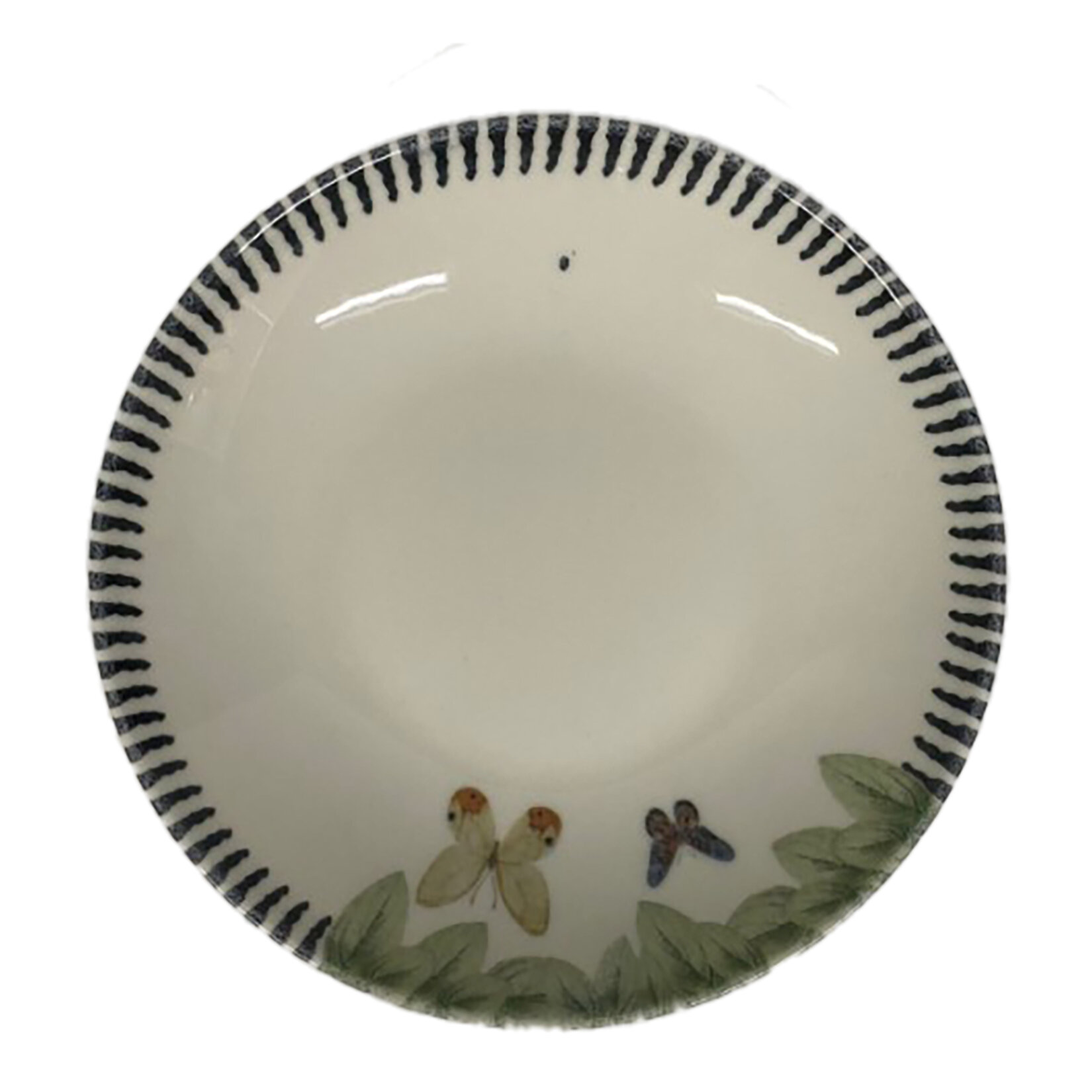 Tulu Porselen Butterfly Çukur Tabak 19 Cm