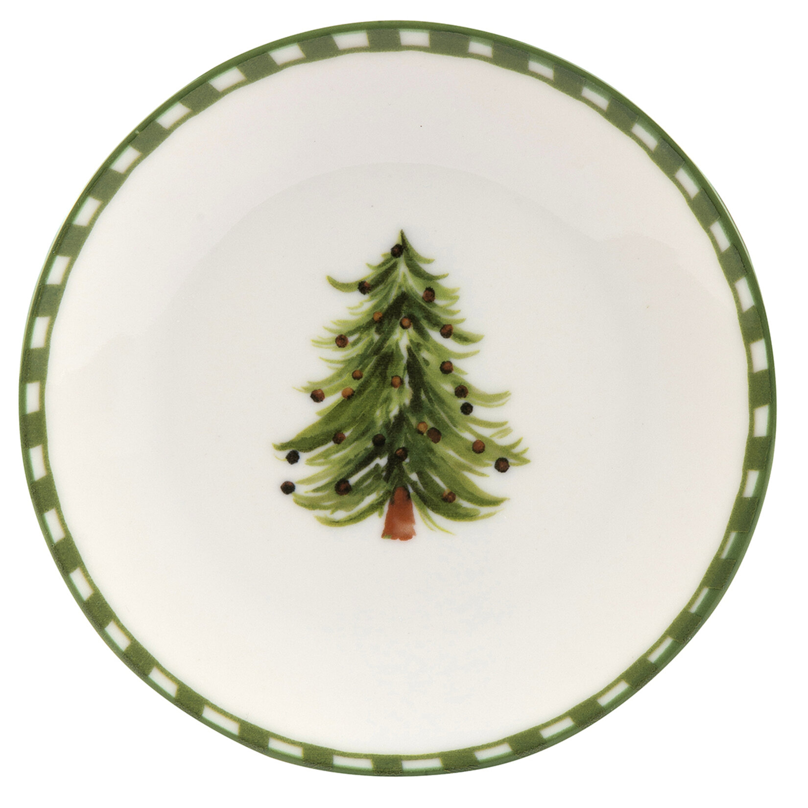 Tulu Porselen Yeni Yıl Pasta Tabak - 19Cm