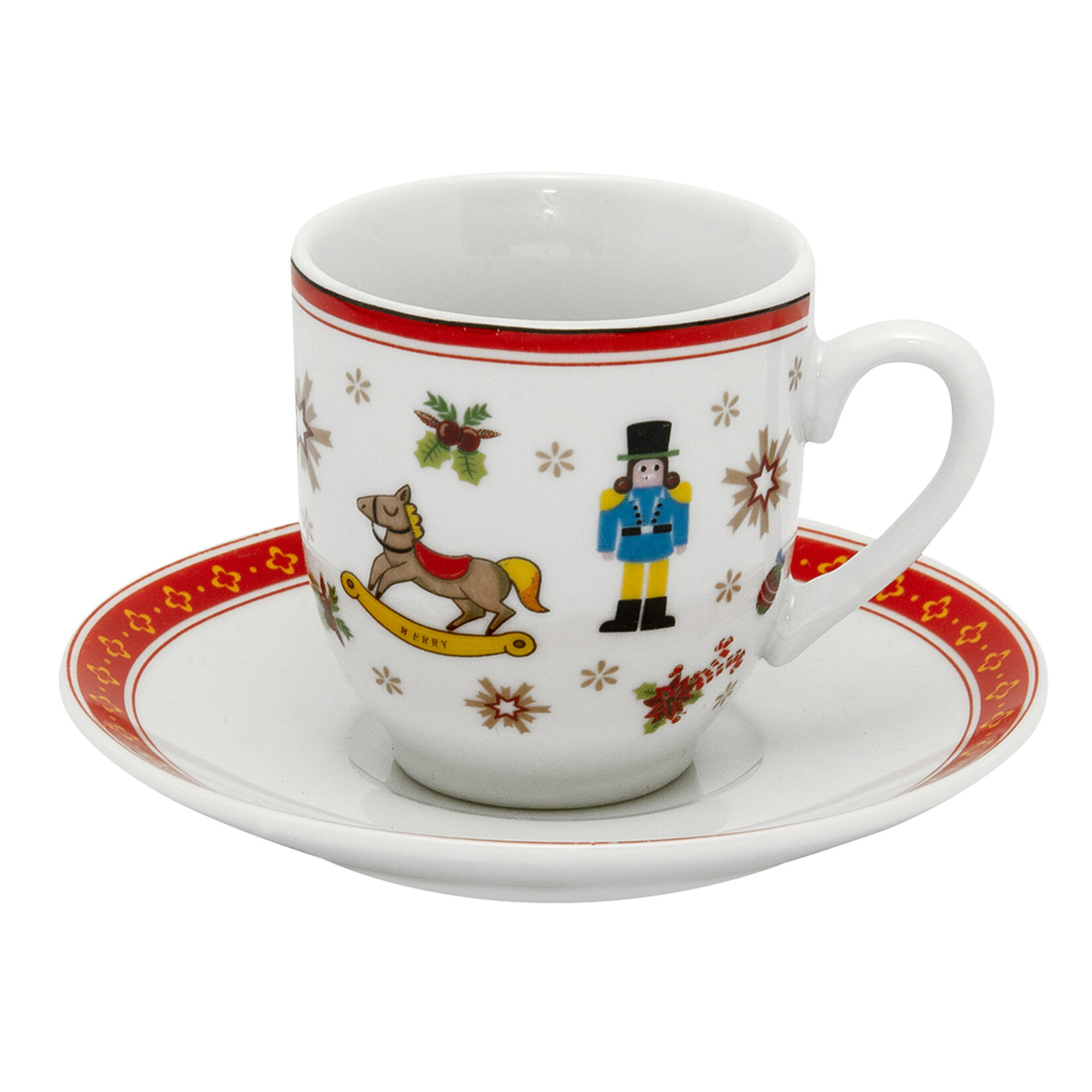 Touch Me Yılbaşı Desenli Tekli Fincan - Görsel 4