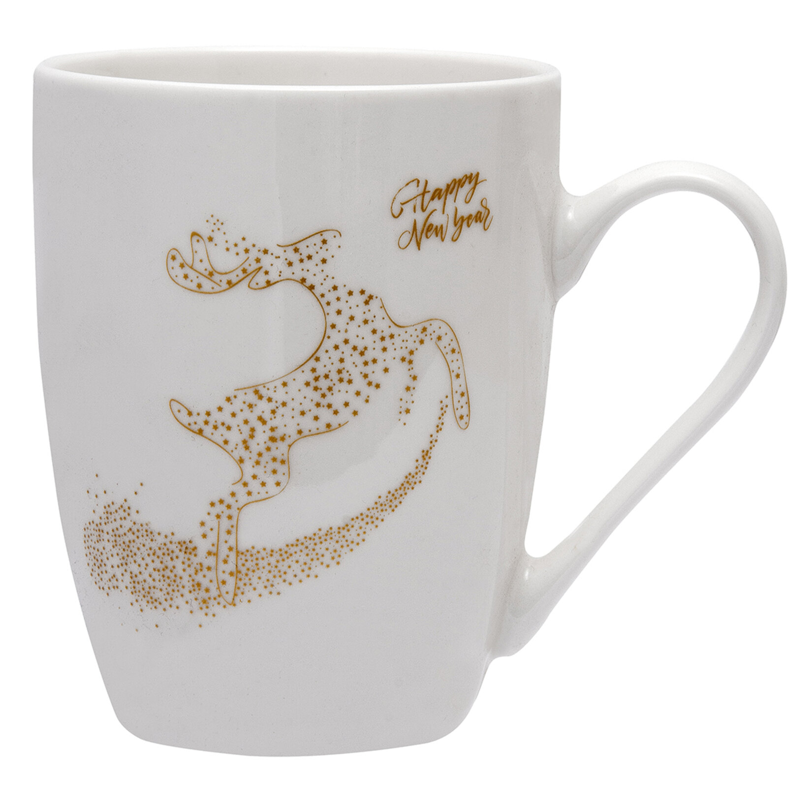 Touch Me New Bone Yılbaşı Desenli Kupa 340Ml-t3863