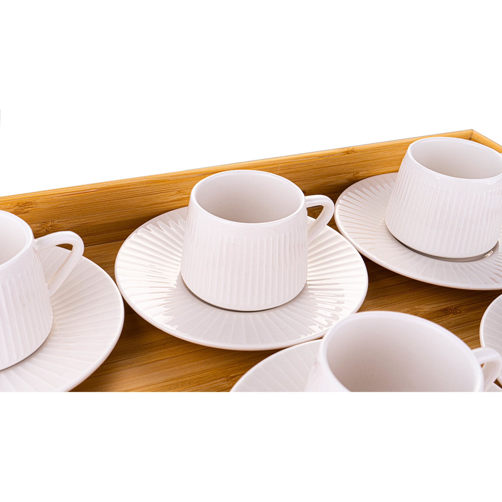 Bambum Lara 6 Kişilik Kahve Fincan Takımı Verti - Görsel 4