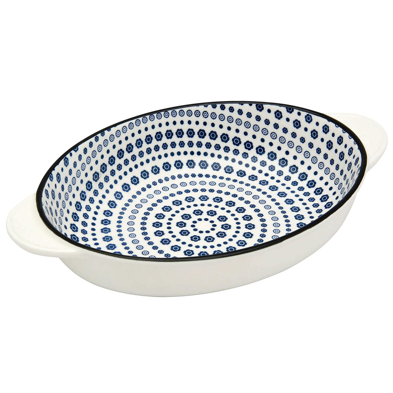 Touch Me Porselen Çini Oval Güveç 21.8 Cm (P096- N18) - Görsel 1