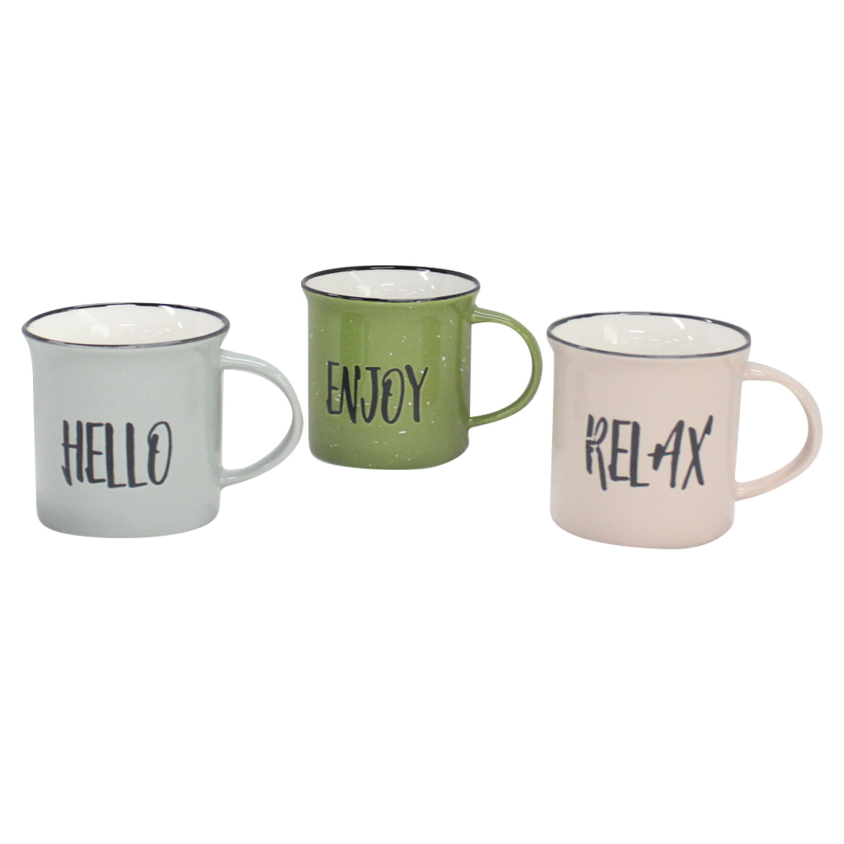 Touch Me New Bone Soft Renk Sloganlı Kupa 200 Ml