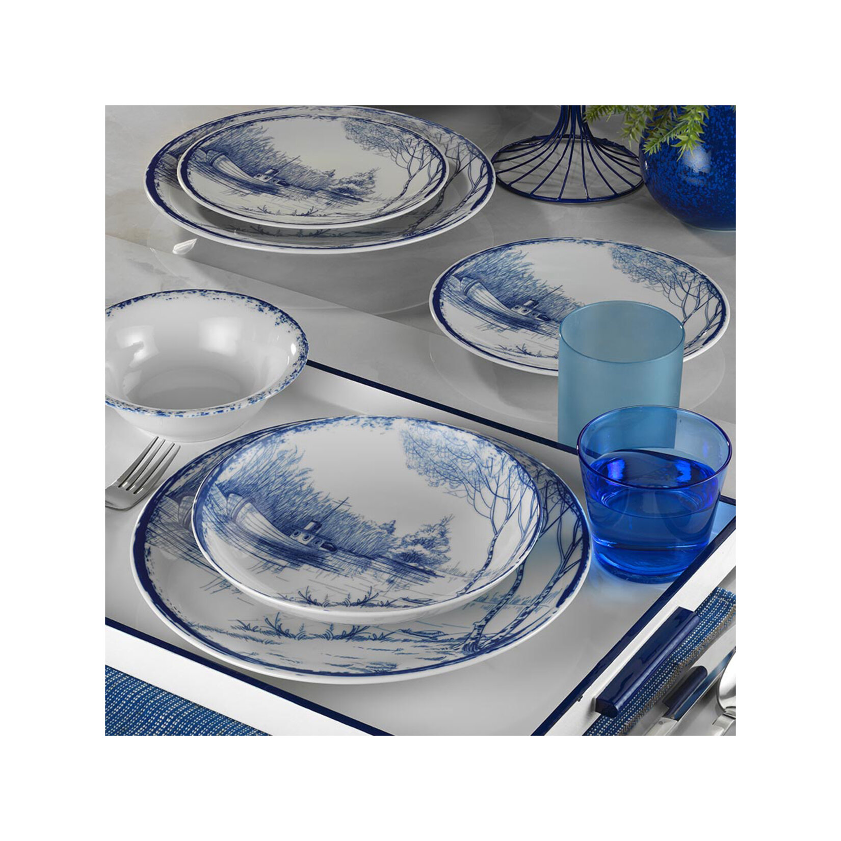 Kütahya Porselen Zeugma 24 Parça Yemek Seti