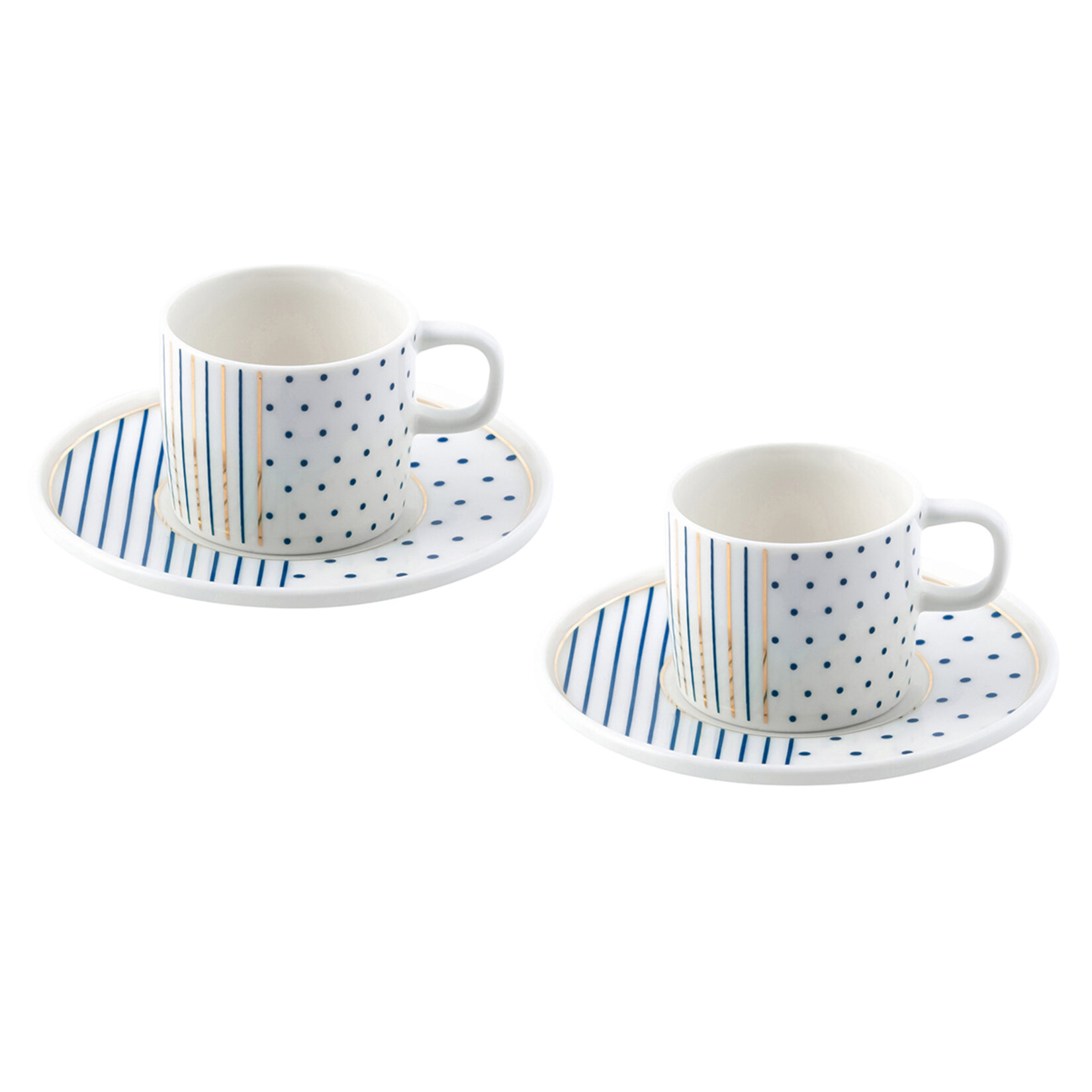 Güral Porselen 12 Parça 6 Kişilik Kahve Fincan Takım - Görsel 1