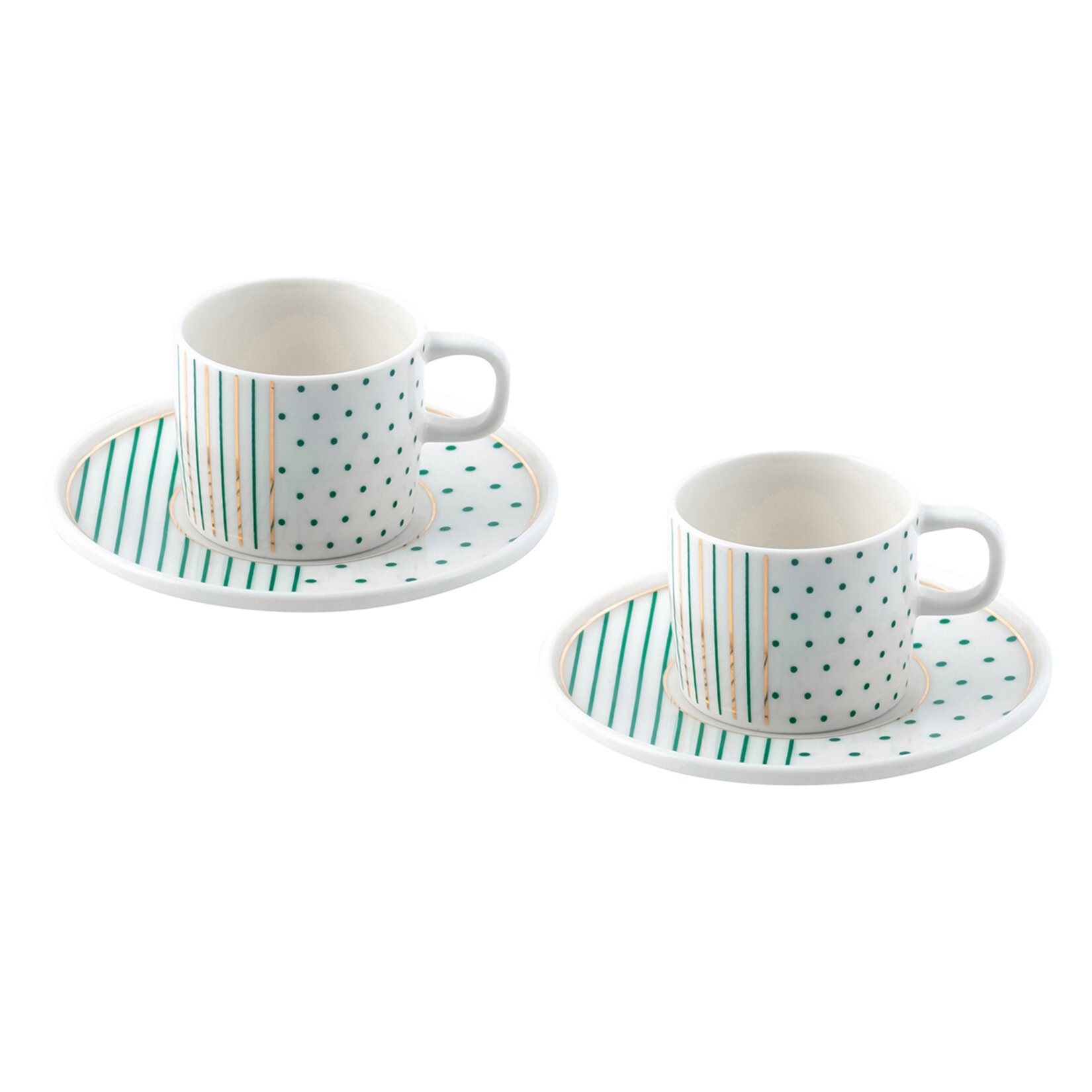 Güral Porselen 12 Parça 6 Kişilik Kahve Fincan Takım - Görsel 2