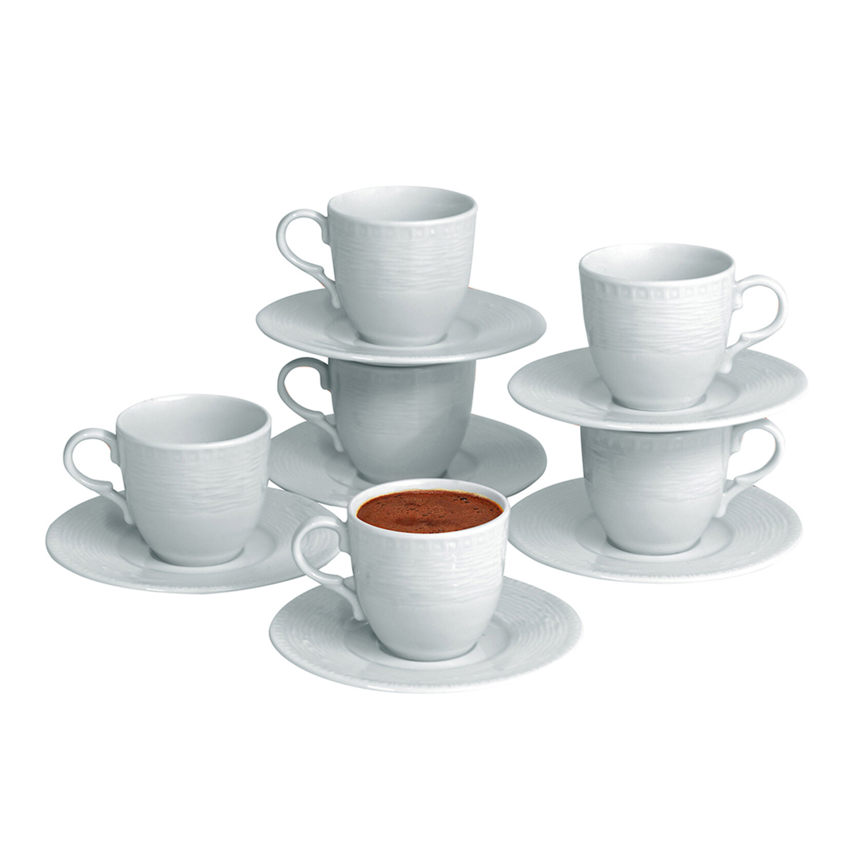 Güral Porselen Sun 6 Kişilik Kahve Takımı RBY12KT0