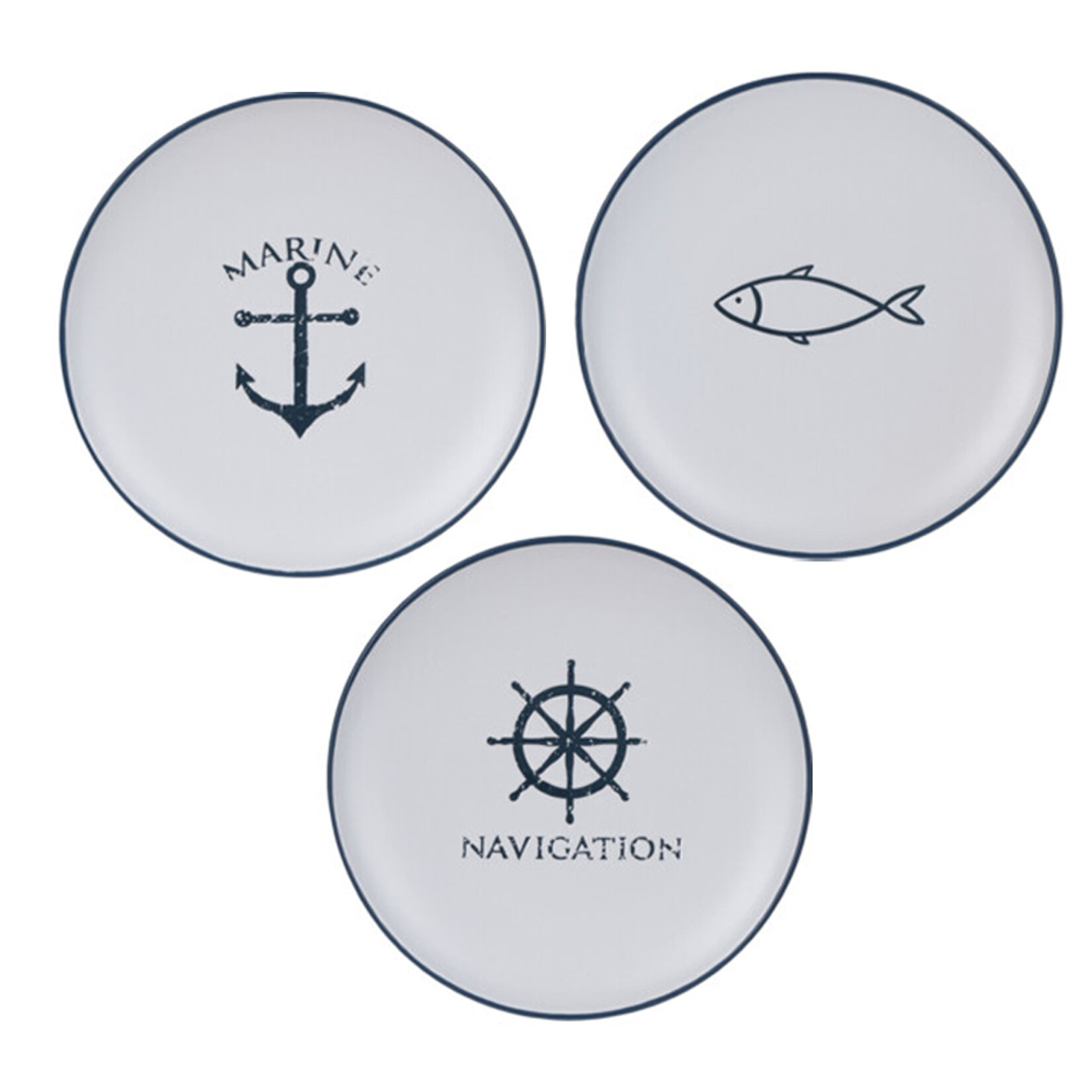 Koopman Marin Seramik Tabak 20 Cm - Görsel 2