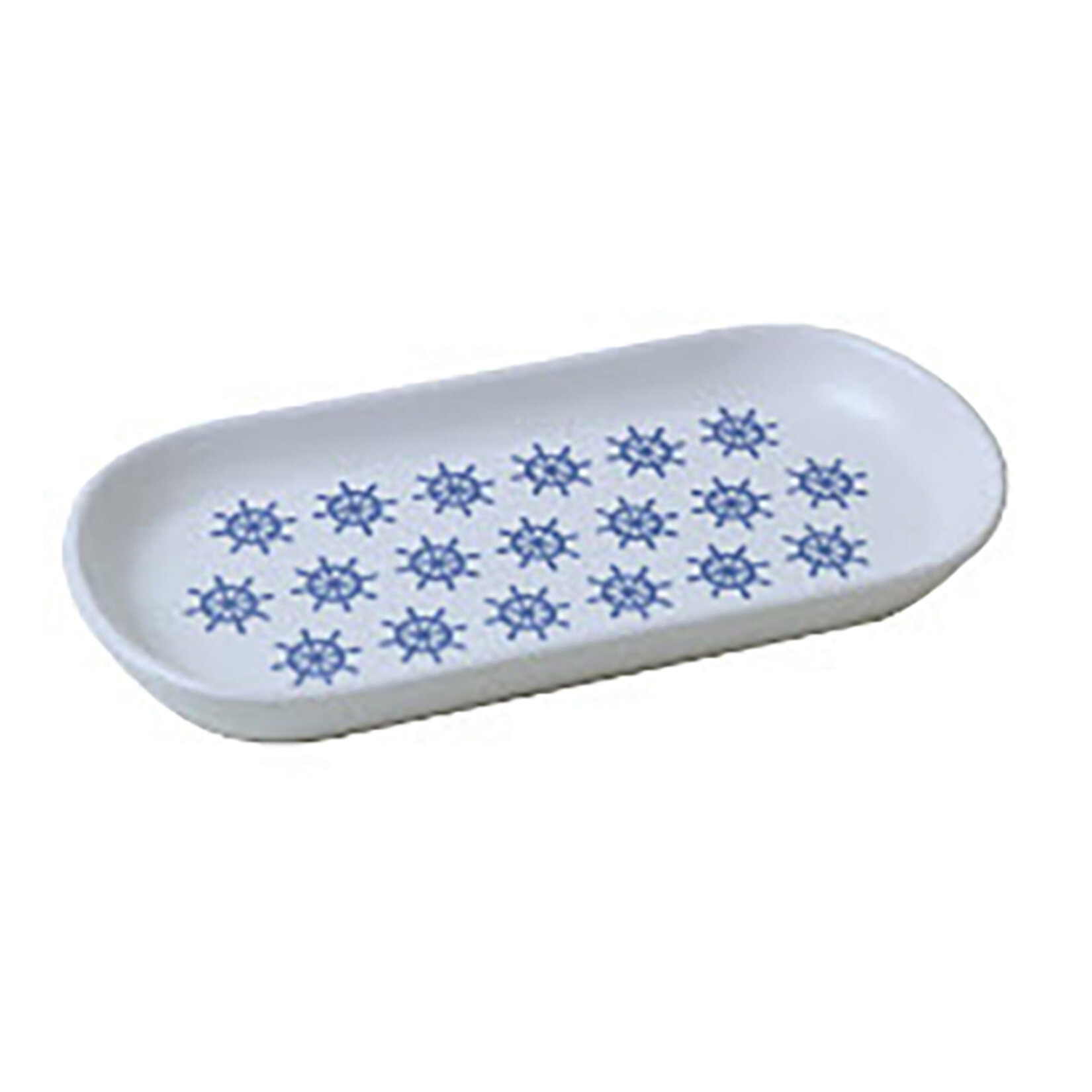 Keramika Marin Dekor Kayık Tabak 26 Cm - Görsel 1