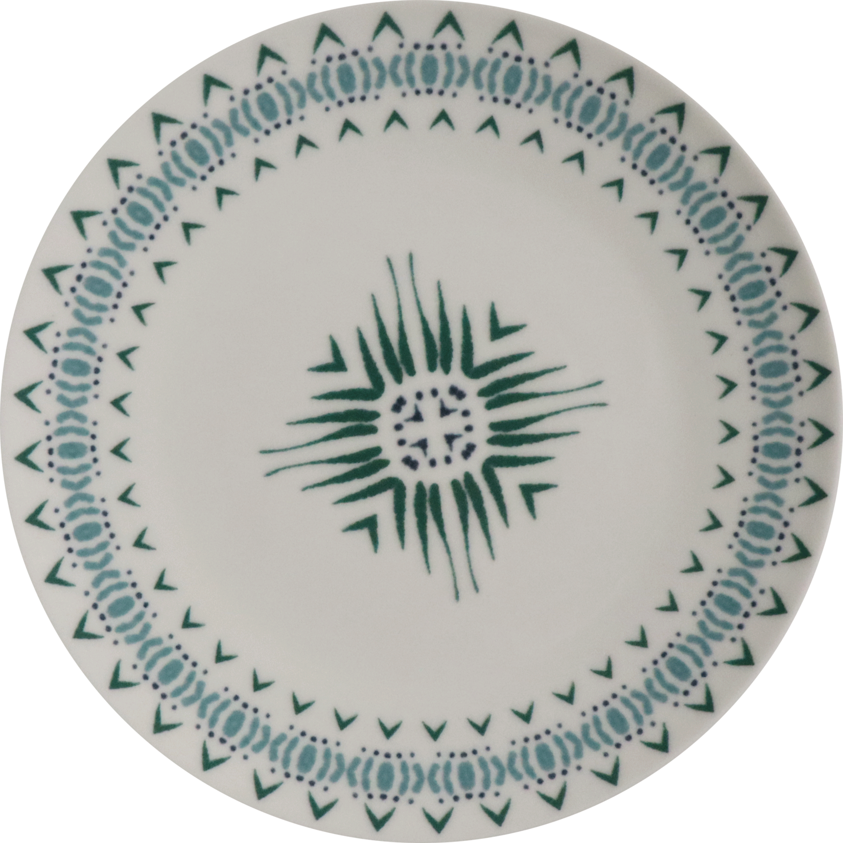 Tulu Porselen Etnik Desenli Servis Tabak 25 Cm