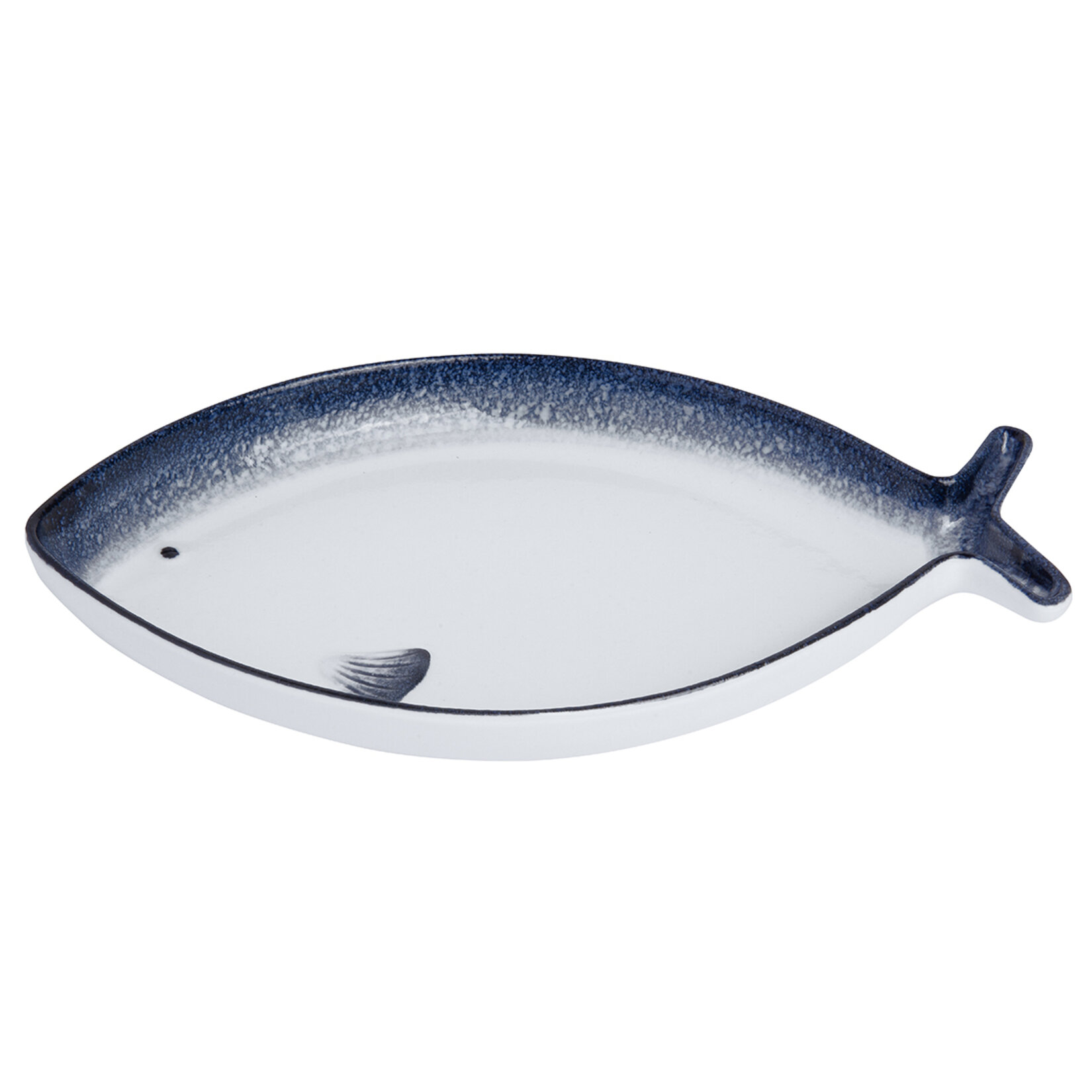 Touch Me Porselen Balık Tabak 26.5x16x3