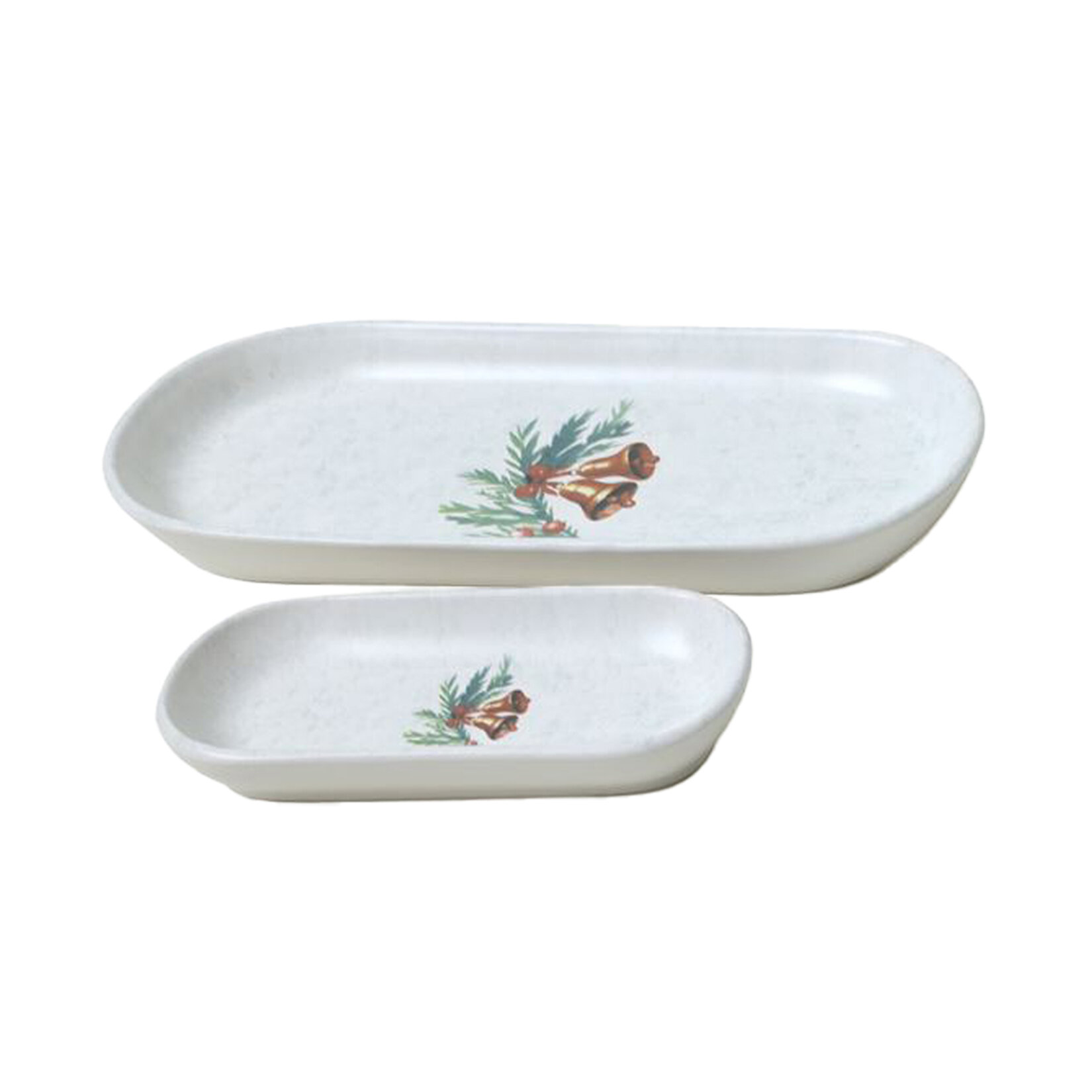 Keramika Yılbaşı Dekorlu Noyan Kayık 16 Cm - Görsel 1