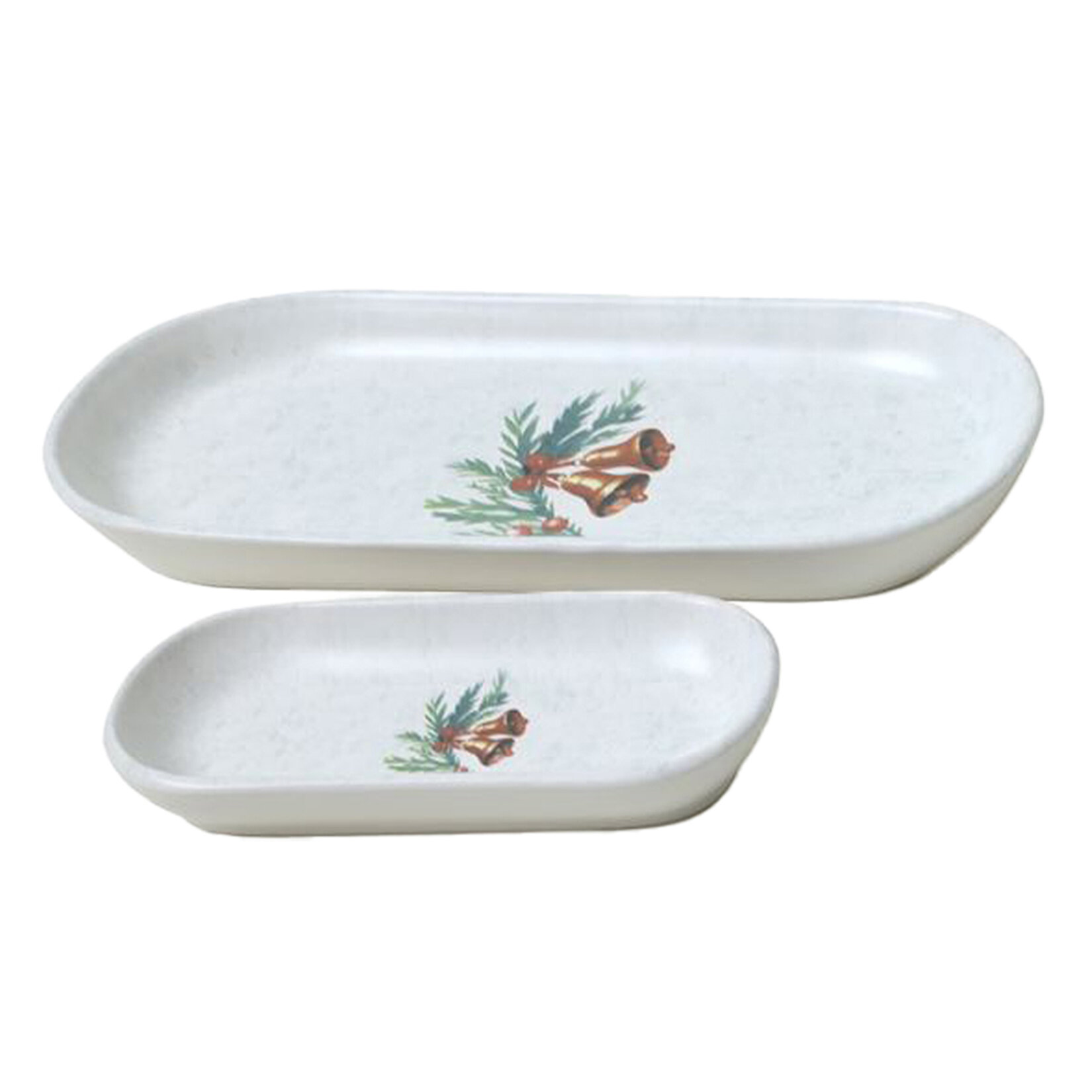 Keramika Yılbaşı Dekorlu Noyan Kayık 26 Cm - Görsel 1