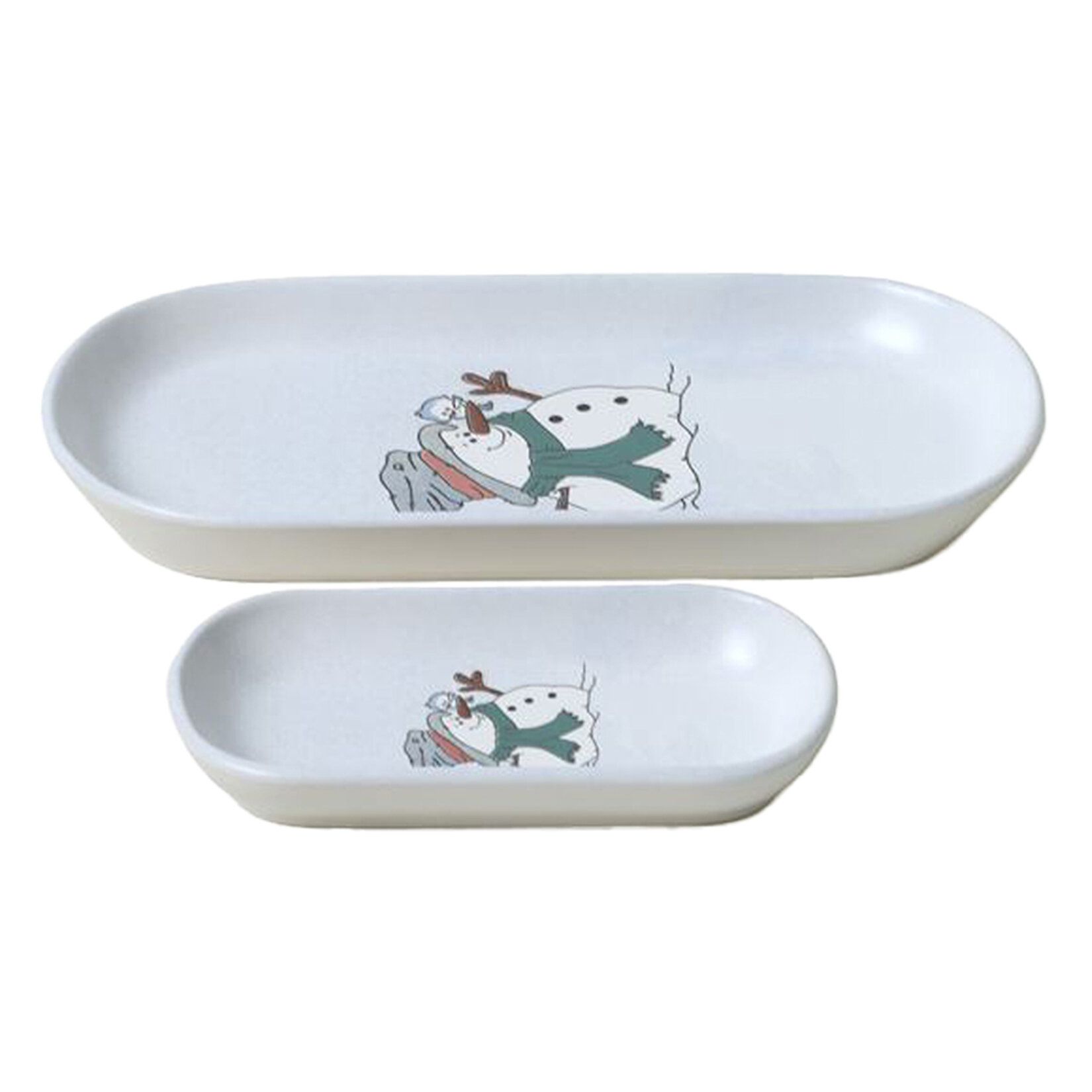 Keramika Yılbaşı Dekorlu Noyan Kayık 26 Cm - Görsel 2