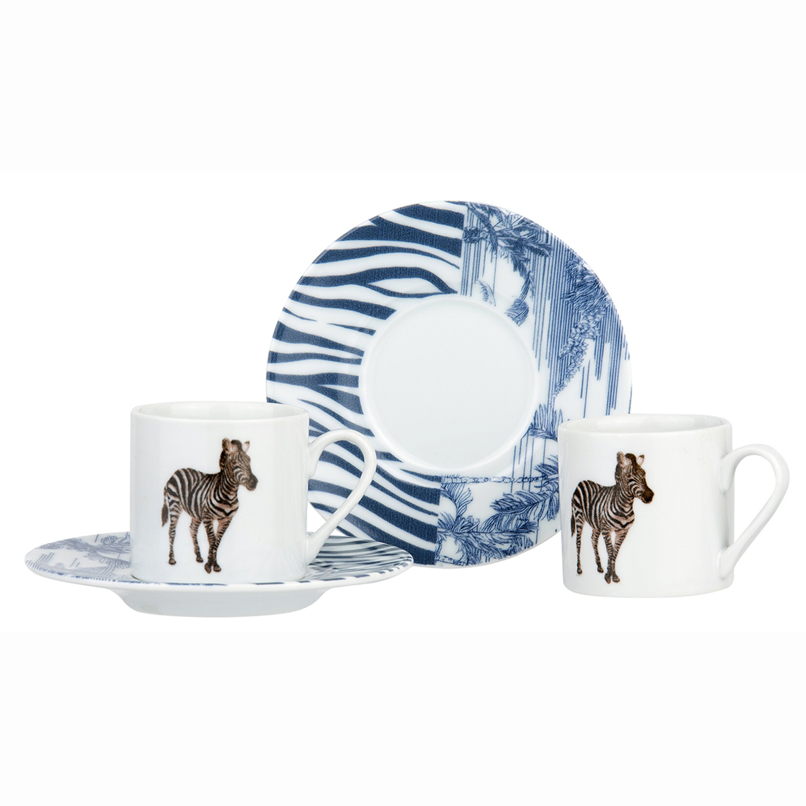 Kütahya Porselen Animal 4 Parça Kahve Takımı - Görsel 1