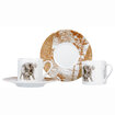 Kütahya Porselen Animal 4 Parça Kahve Takımı - Görsel 3