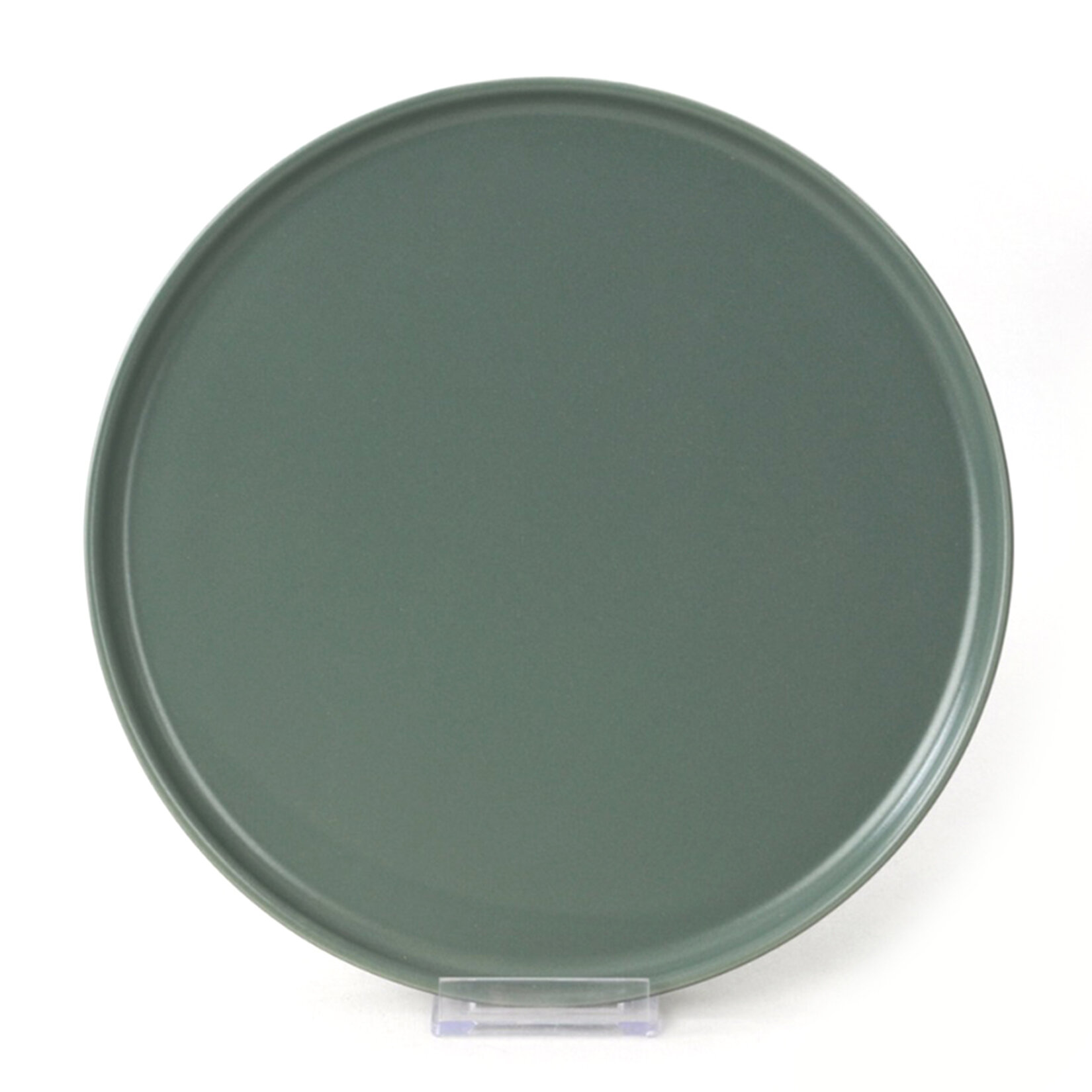 Keramika Nordic Servis Tabak Yeşil / Gri 25 Cm - Görsel 1