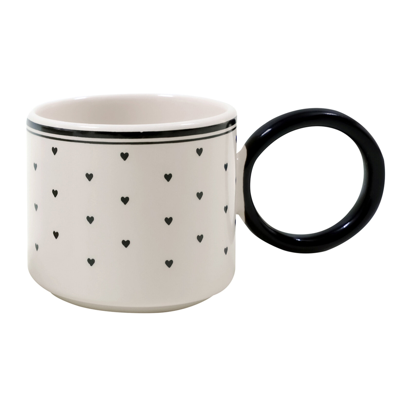 Keramika Love 2 Parça Halka Kupa - Görsel 2