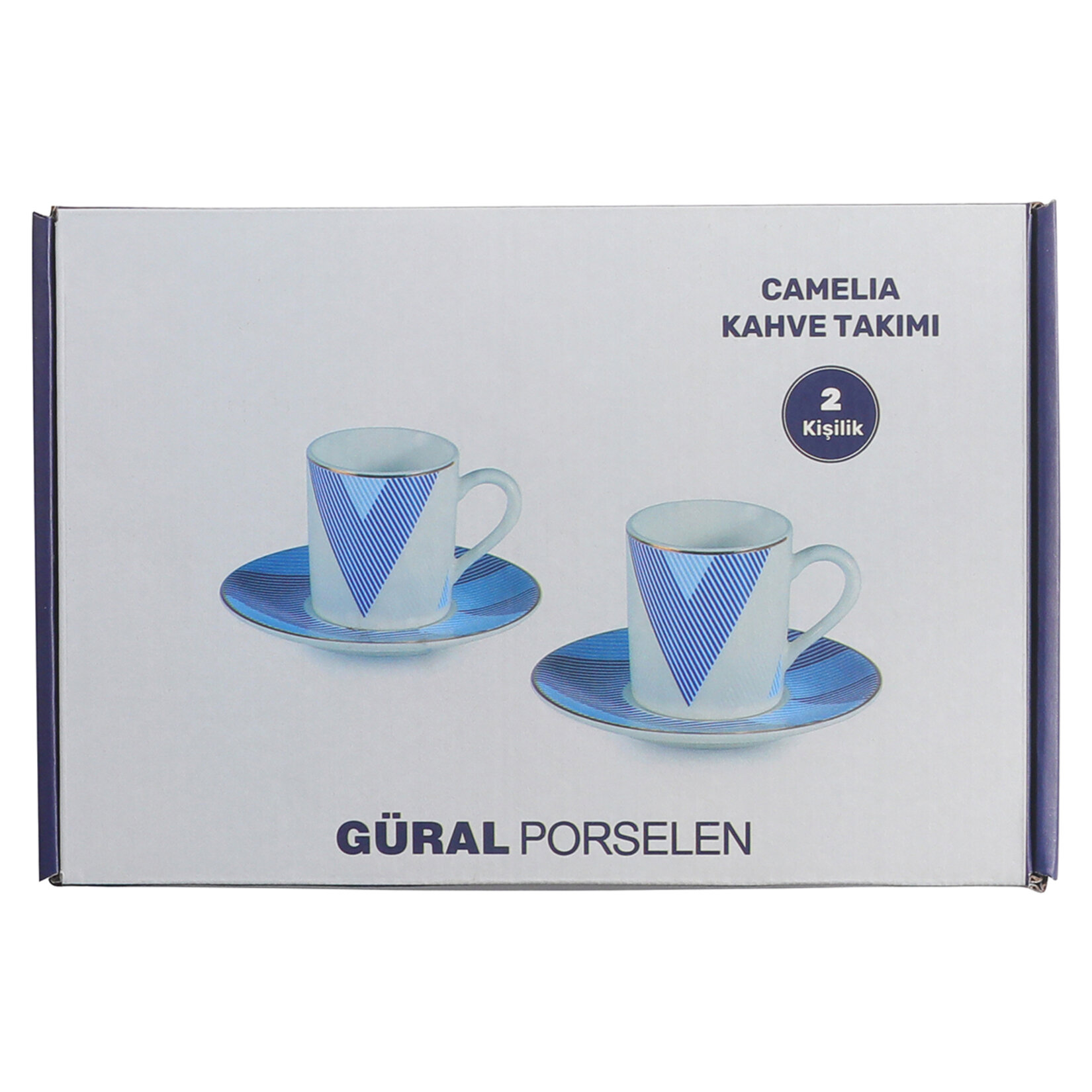 Güral Porselen 2 Kişilik Kahve Takımı 4 Parça
